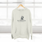 Plymouth Inspired Fleece Hoodie, Casual Wear, Relaxation, Gift for Autumn Lovers, Travel Essential