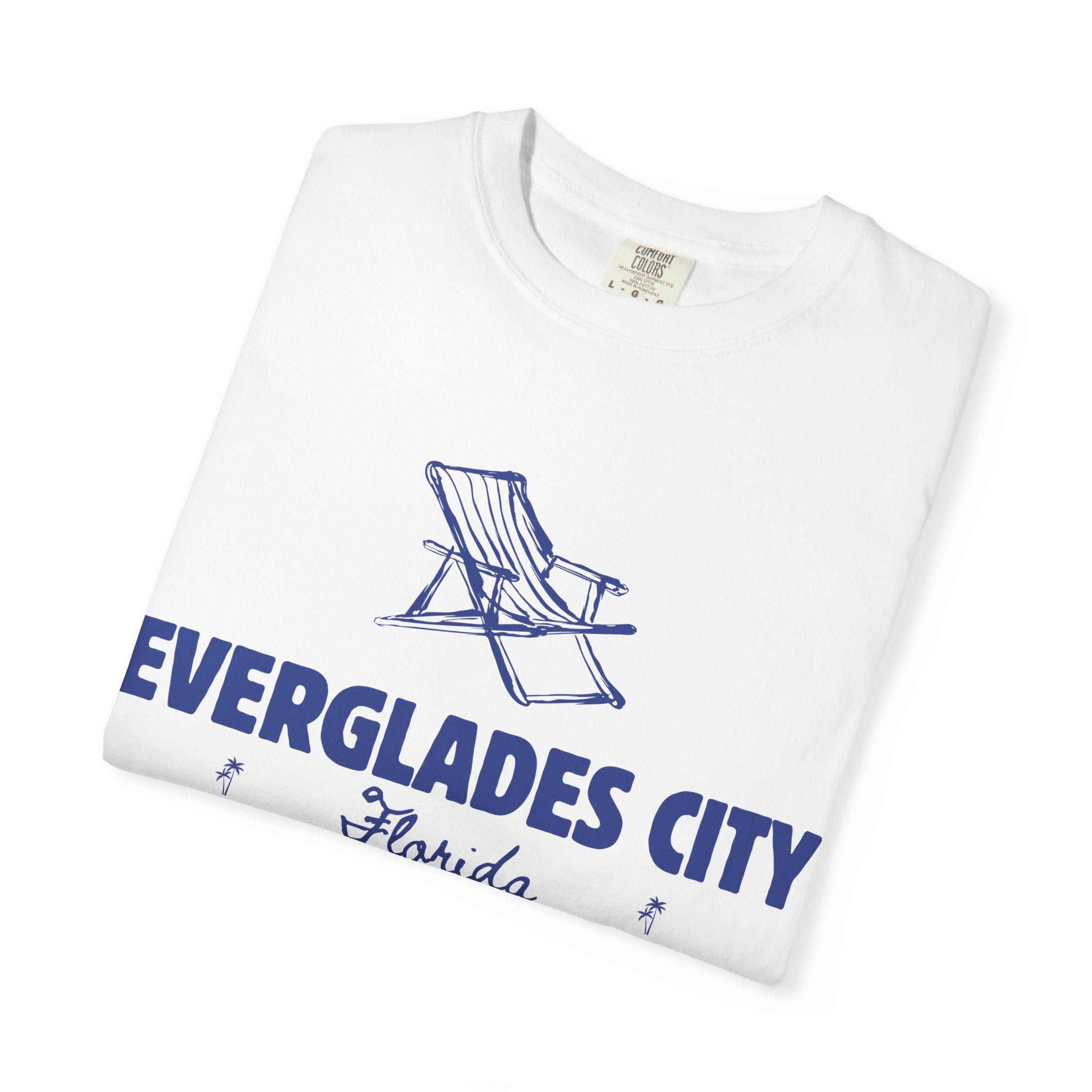 Everglades City - Unisex Garment-Dyed T-shirt, Casual Outfit, Gift for Nature Lovers, Vacation Essentials