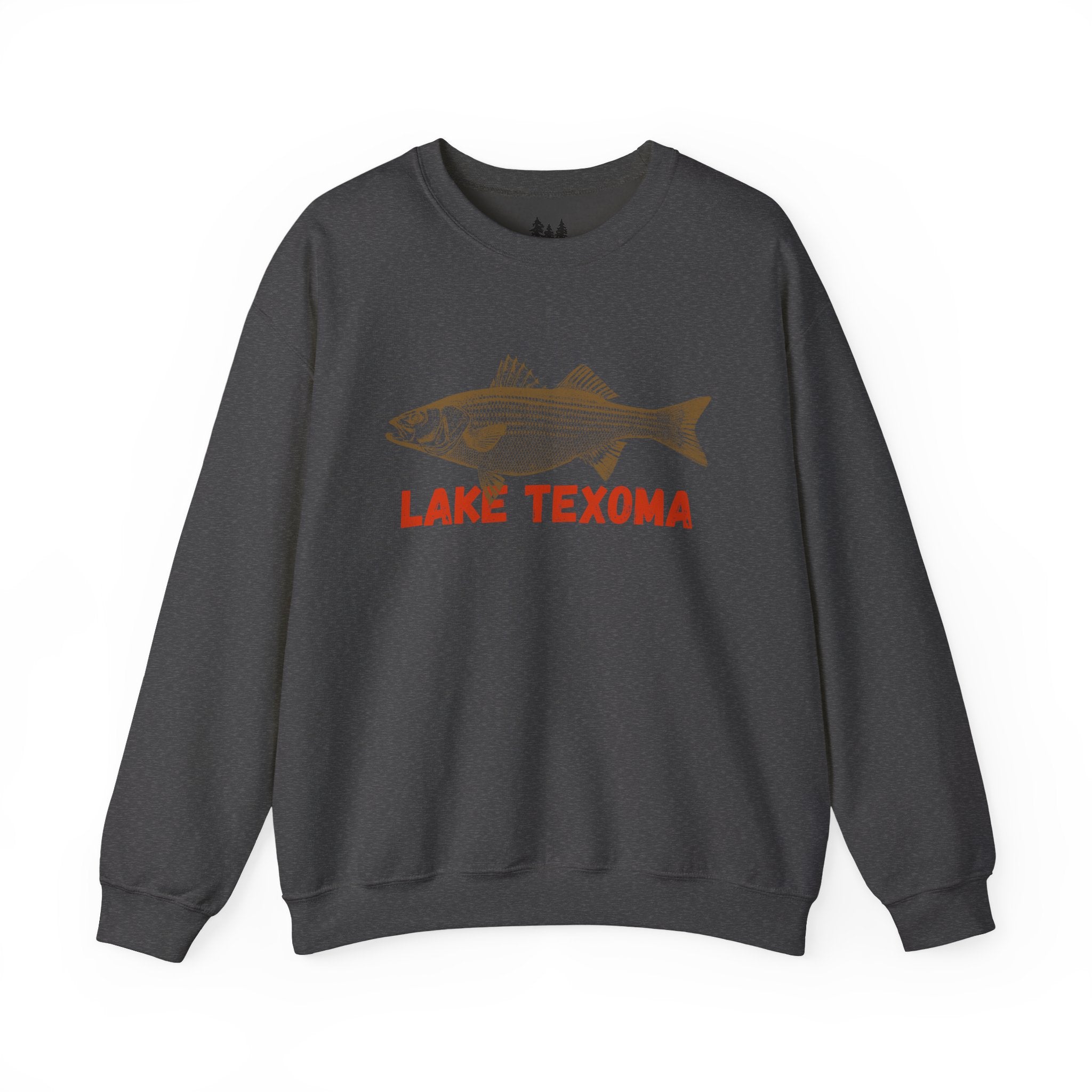 Lake Texoma Fishing Sweatshirt, Unisex Crewneck, Casual Wear, Gift for Fishermen, Outdoor Apparel, Lake House Cozy