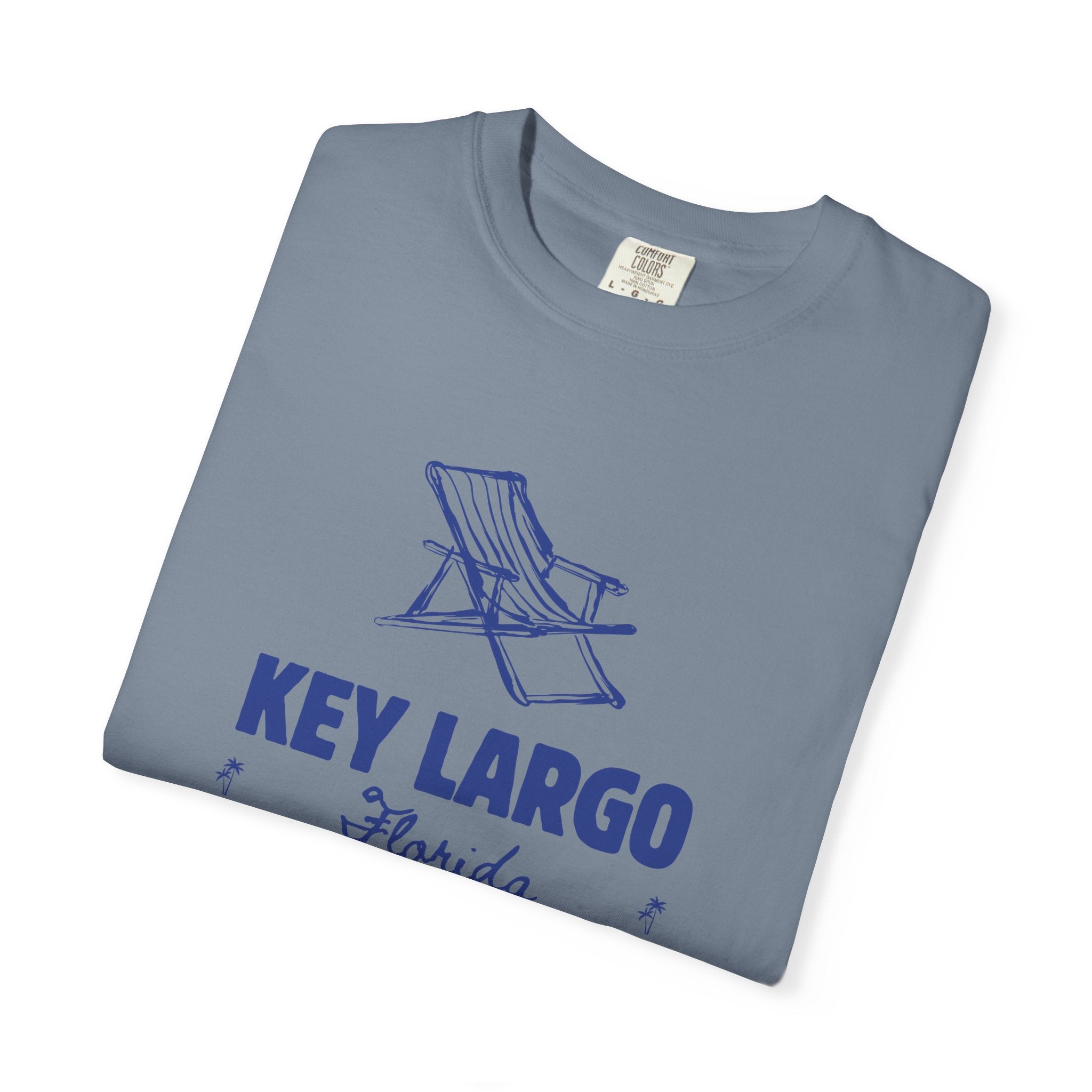 Key Largo - Unisex Garment-Dyed T-shirt, Casual Outfit, Gift for Nature Lovers, Vacation Essentials