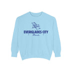 Everglades City Vibes Unisex Sweatshirt | Garment-Dyed Comfort, Perfect for Casual Outings, Travel, Gifts, Autumn Days