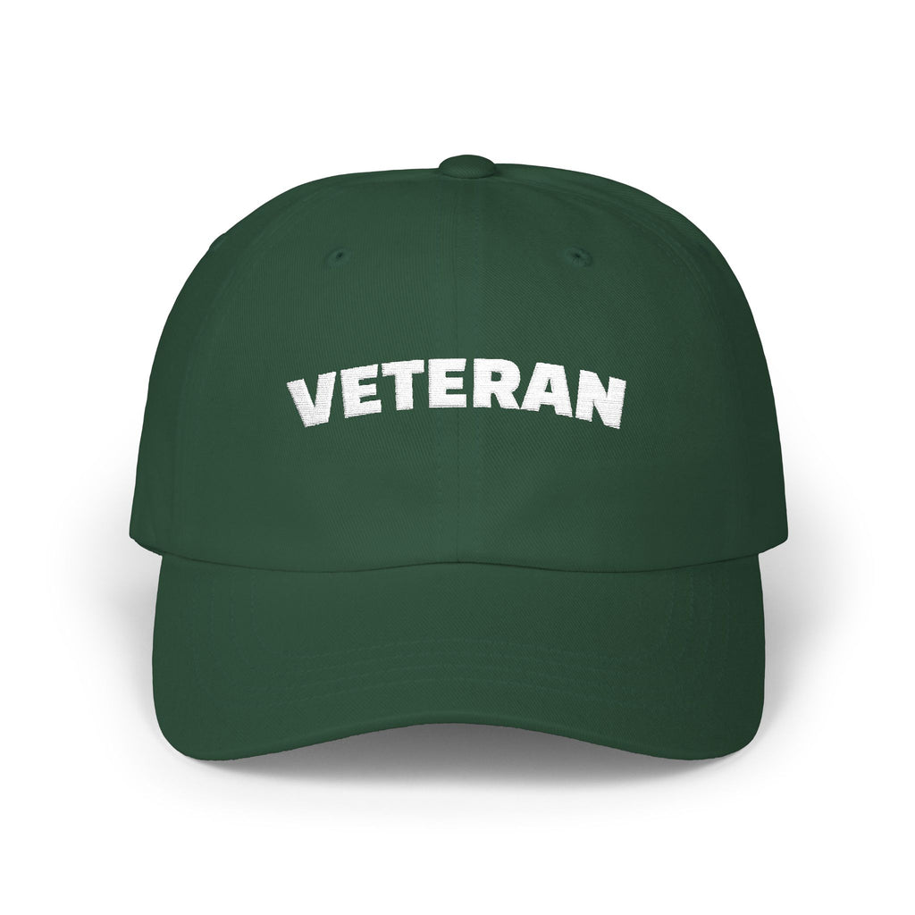Classic Veteran Cap - Casual Style Hat for Father's Day, Veteran's Day, Outdoor Adventures, Everyday Wear, Military Pride