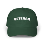 Classic Veteran Cap - Casual Style Hat for Father's Day, Veteran's Day, Outdoor Adventures, Everyday Wear, Military Pride