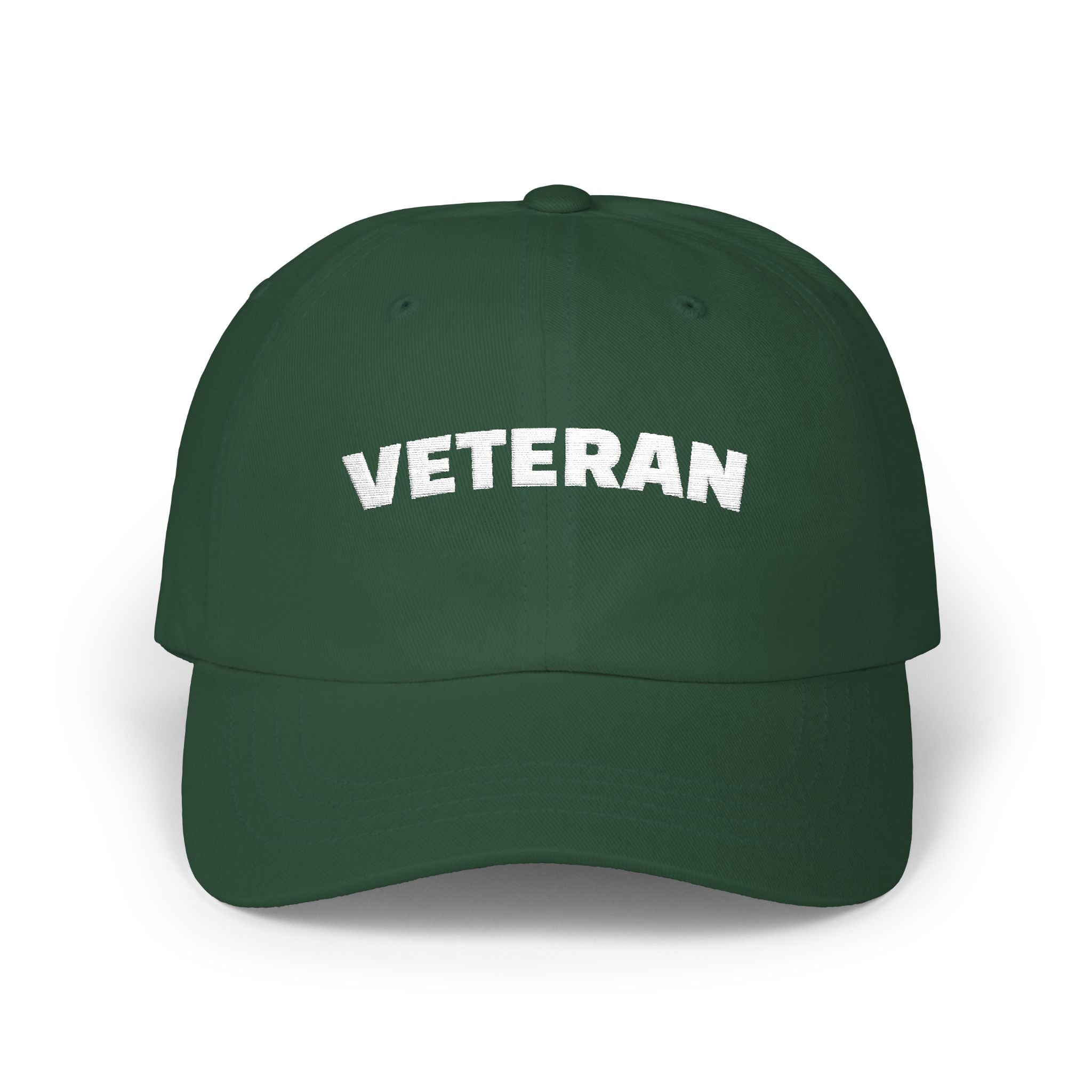 Classic Veteran Cap - Casual Style Hat for Father's Day, Veteran's Day, Outdoor Adventures, Everyday Wear, Military Pride