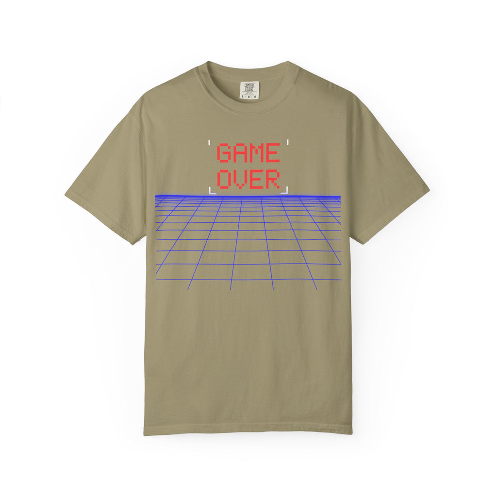Gamer - Game Over - Unisex Garment-Dyed T-shirt