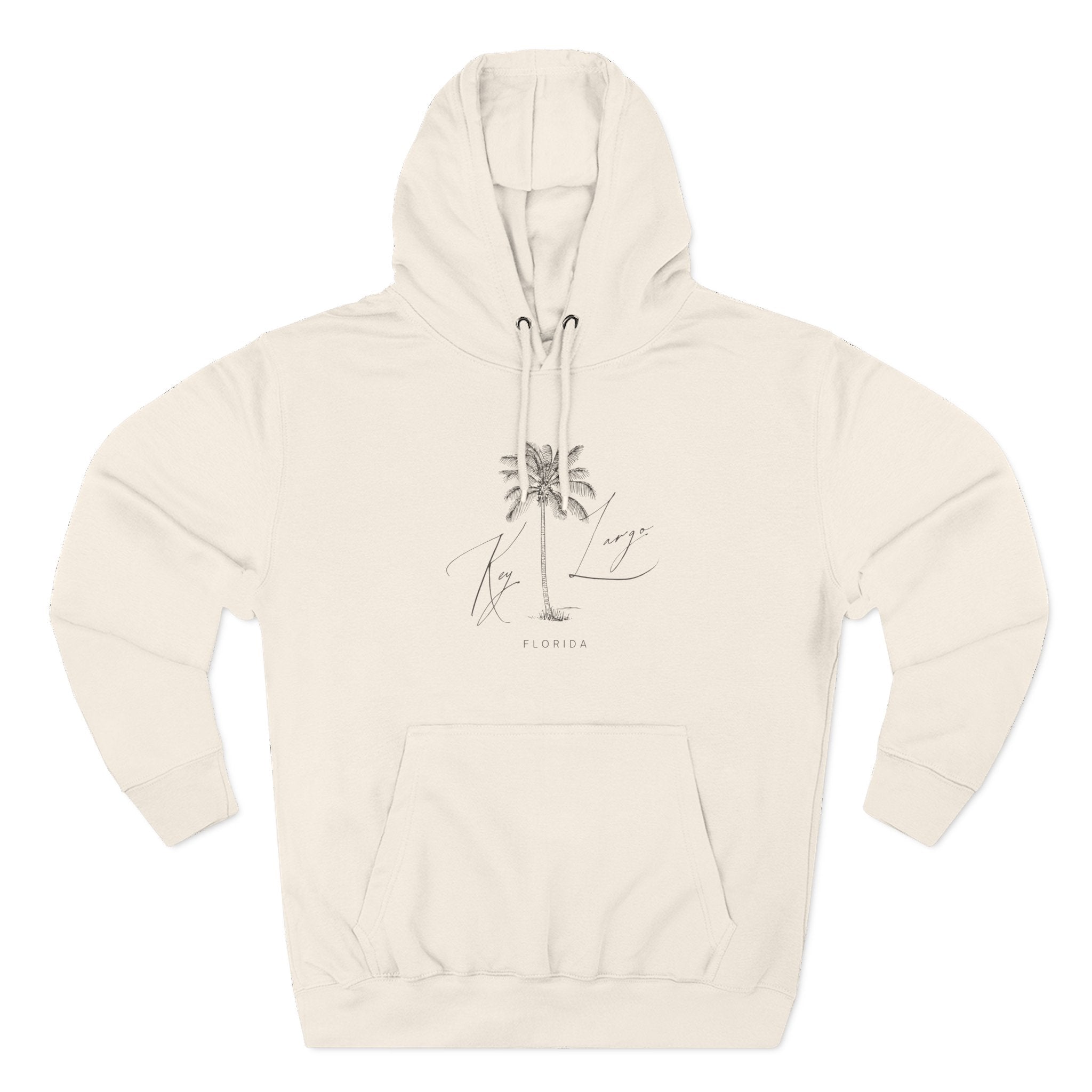 Key Largo Stylish Three-Panel Fleece Hoodie for Cozy Days, Casual Wear, Warm Layering, Gift for Him or Her