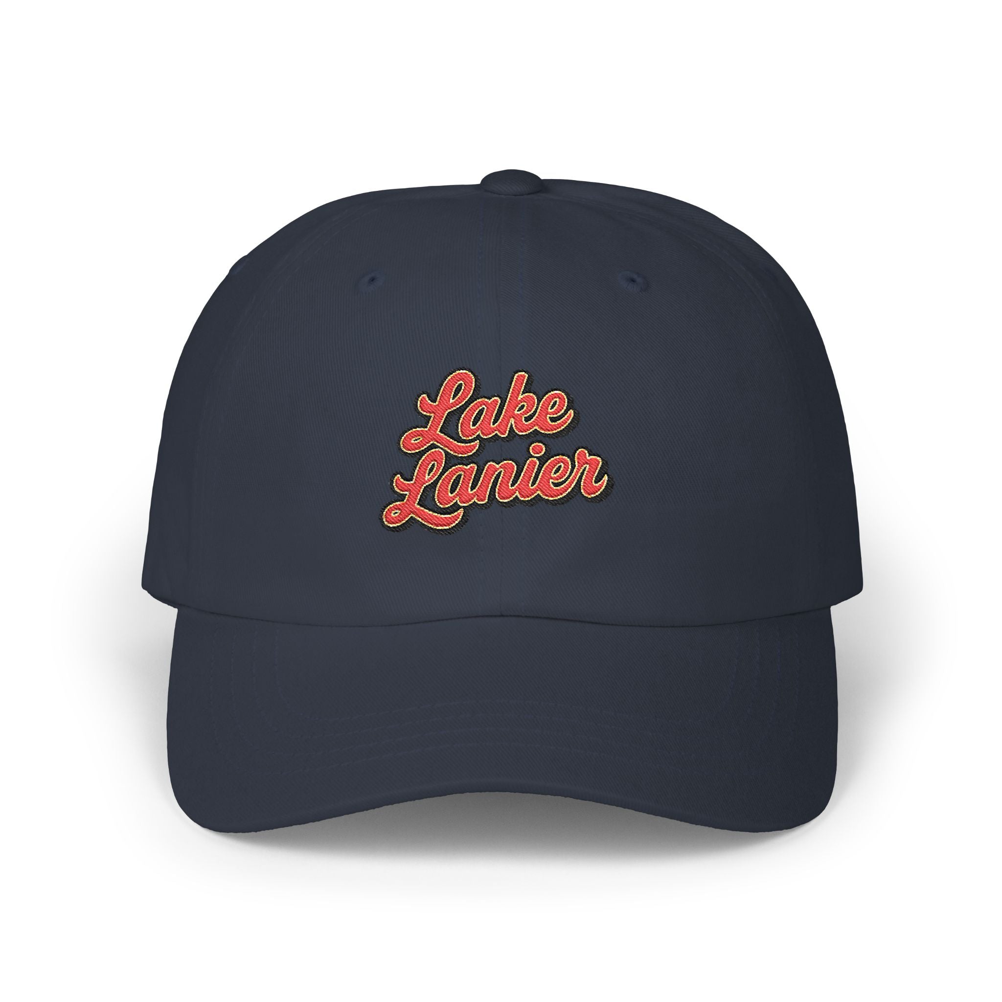 Lake Lanier Classic Dad Cap - Adjustable Summer Baseball Hat, Gift for Dad, Vacation Accessory, Laid-back Style, Casual Wear