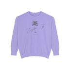 Everglades City Chill Vibes Sweatshirt - Unisex Garment-Dyed Style, Perfect for Lounging