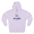 Key Largo Inspired Fleece Hoodie, Casual Wear, Relaxation, Gift for Autumn Lovers, Travel Essential