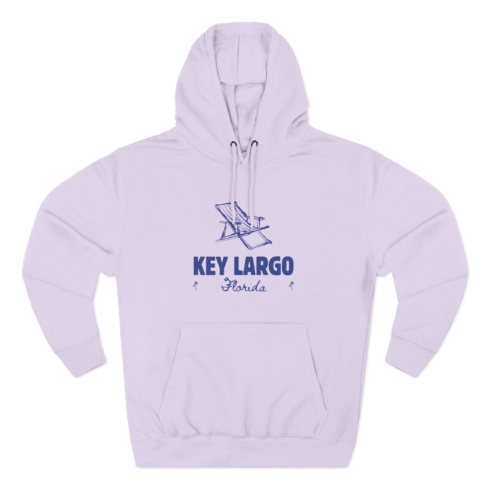 Key Largo Inspired Fleece Hoodie, Casual Wear, Relaxation, Gift for Autumn Lovers, Travel Essential