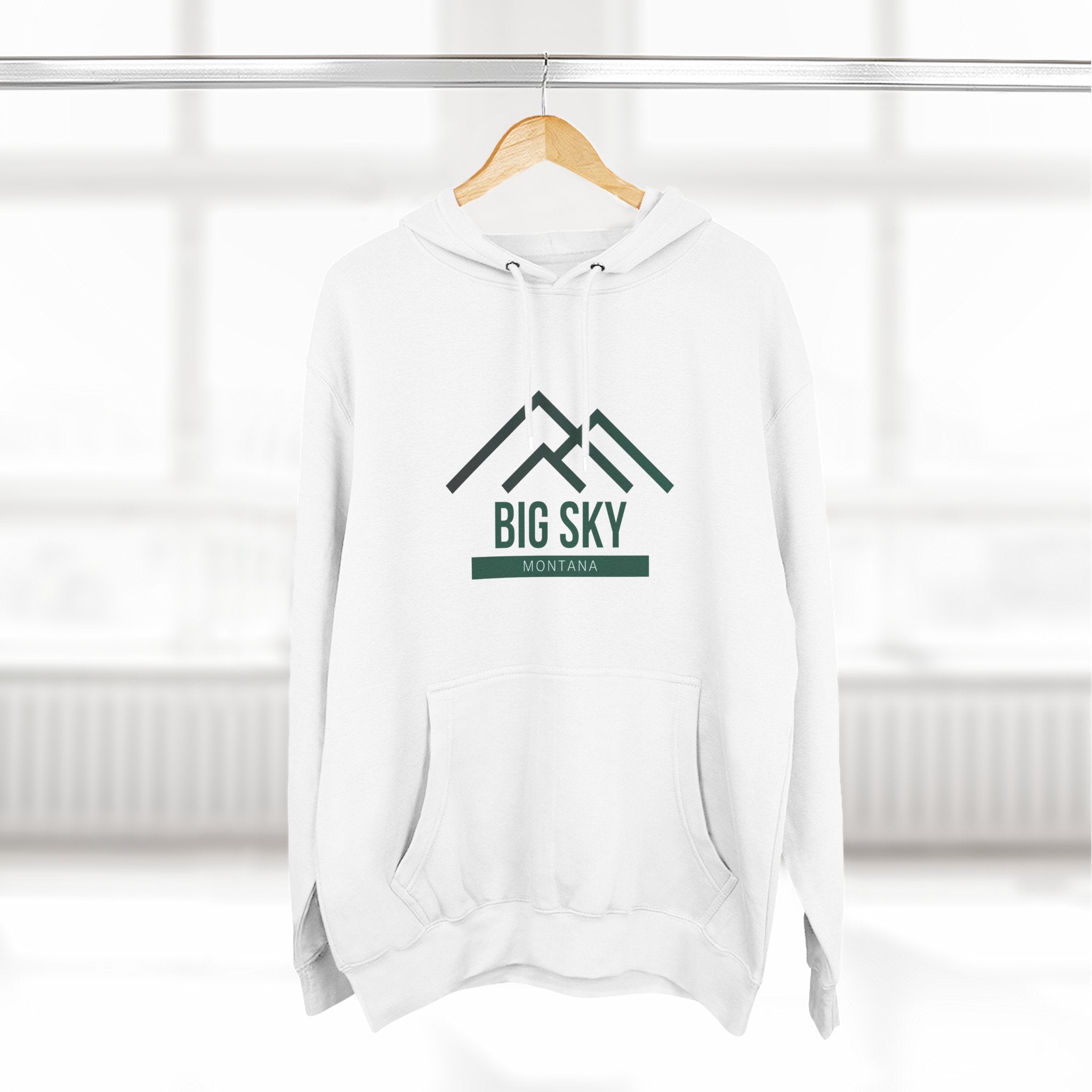 Big Sky Vibes Hoodie with Design, Perfect for Autumn Lovers, Comfortable and Stylish, Great Gift for Vacations