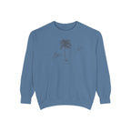 Belleair Shore Chill Vibes Sweatshirt - Unisex Garment-Dyed Style, Perfect for Lounging
