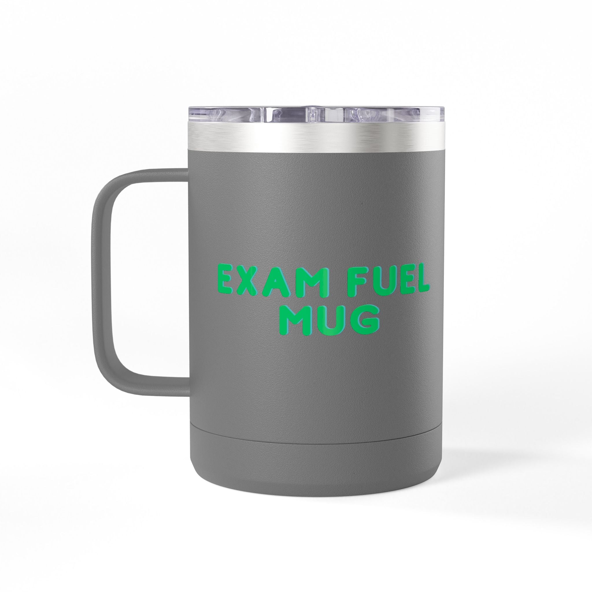 Exam Fuel Mug Tumbler | Perfect for Students, Study Sessions, Motivational Drinkware, Eco-Friendly Cup