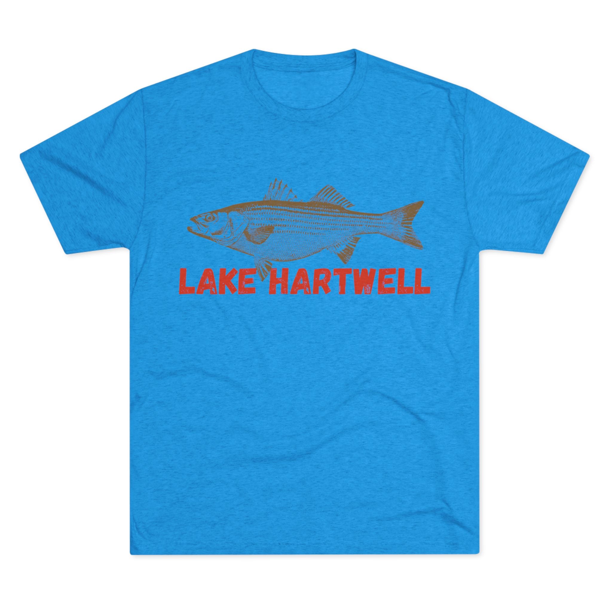 Lake Hartwell Fishing Tee, Unisex Crew Neck Shirt, Summer Lake Apparel, Gift for Fishermen, Outdoor Adventure T-Shirt, Lake House Style
