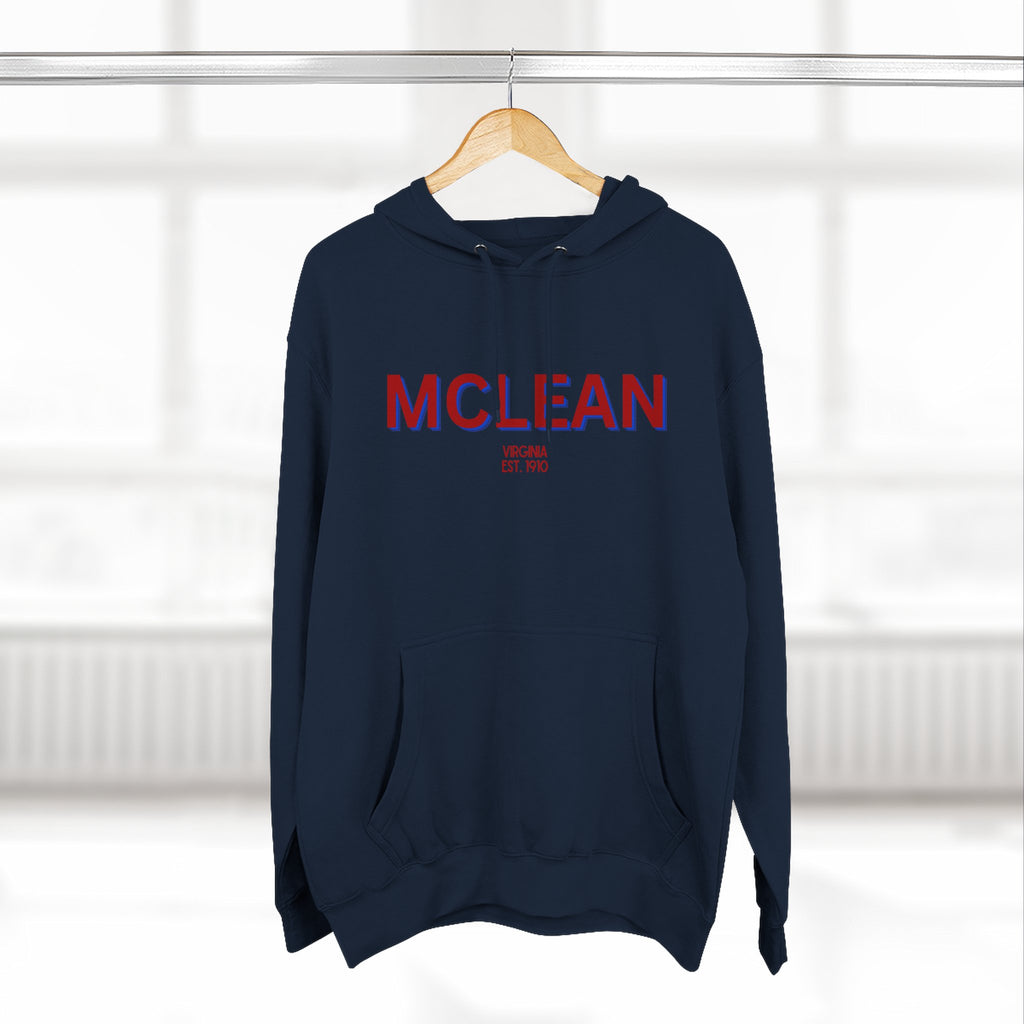 McLean Fleece Hoodie, Casual Sweatshirt, Cozy Layering Piece, Perfect Gift for All Occasions, Stylish Streetwear