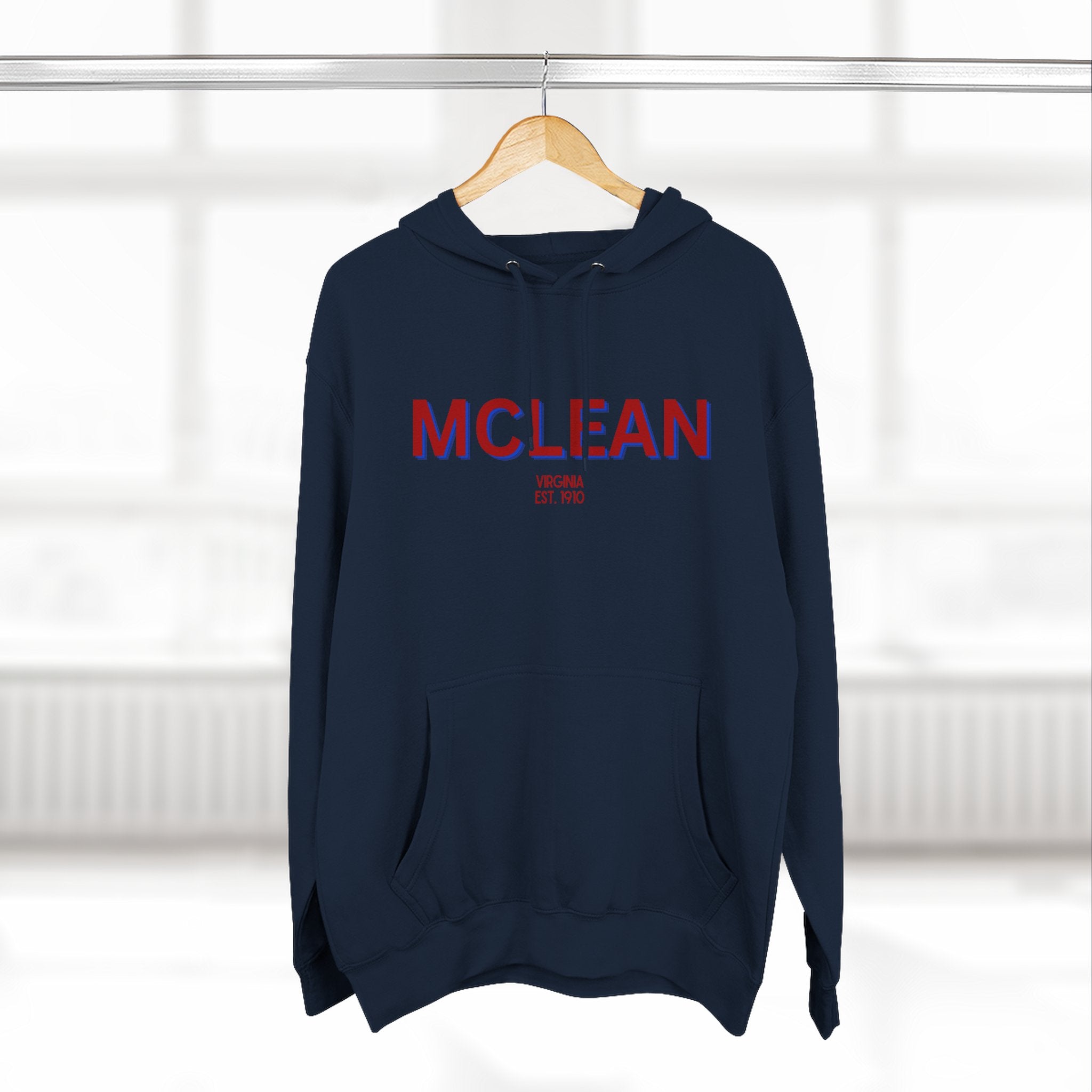 McLean Fleece Hoodie, Casual Sweatshirt, Cozy Layering Piece, Perfect Gift for All Occasions, Stylish Streetwear
