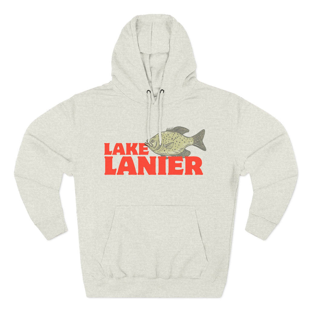 Lake Lanier Fleece Hoodie, Cozy Fishing Sweatshirt, Outdoor Adventure Wear, Unique Gift for Lake Lovers, Perfect for Fall and Winter