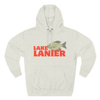 Lake Lanier Fleece Hoodie, Cozy Fishing Sweatshirt, Outdoor Adventure Wear, Unique Gift for Lake Lovers, Perfect for Fall and Winter