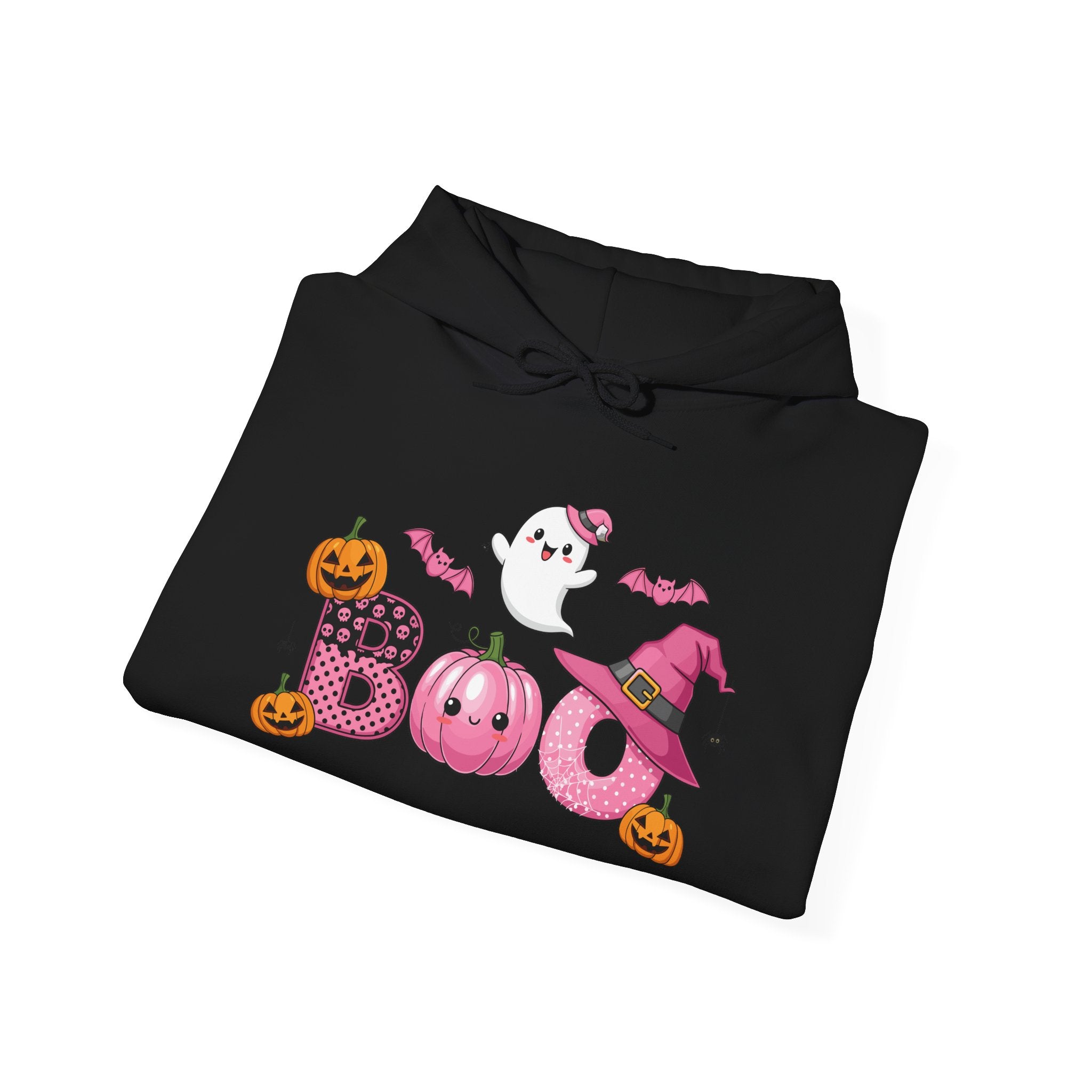 Halloween Boo Sweatshirt, Unisex Hoodie for Fall, Cozy Ghost Design, Cute Autumn Apparel, Halloween Costume