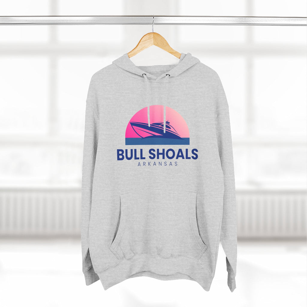 Bull Shoals Vibes Hoodie with Design, Perfect for Autumn Lovers, Comfortable and Stylish, Great Gift for Vacations