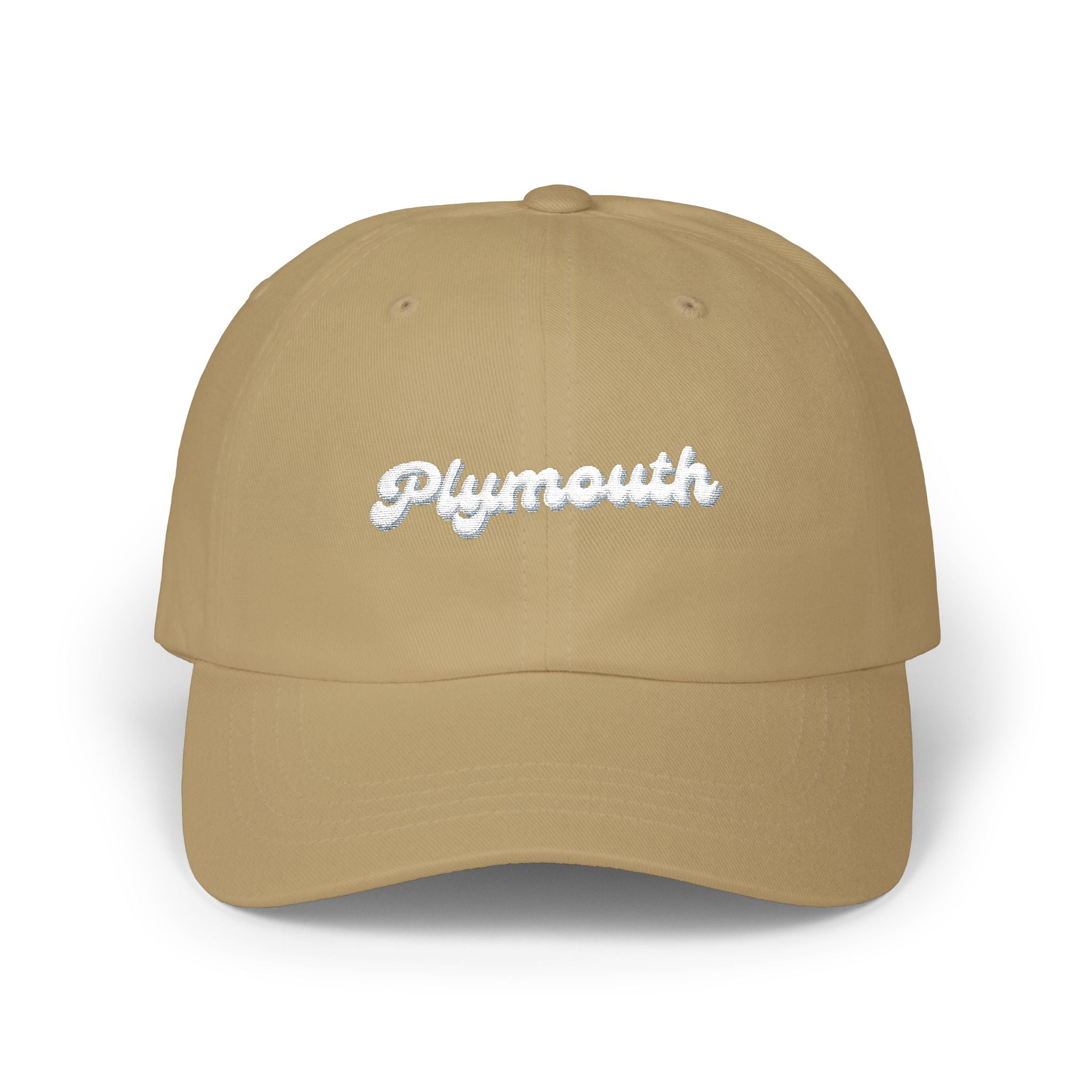 Plymouth Dad Cap, Unisex Cotton Hat, Casual Everyday Wear, Outdoor Cap