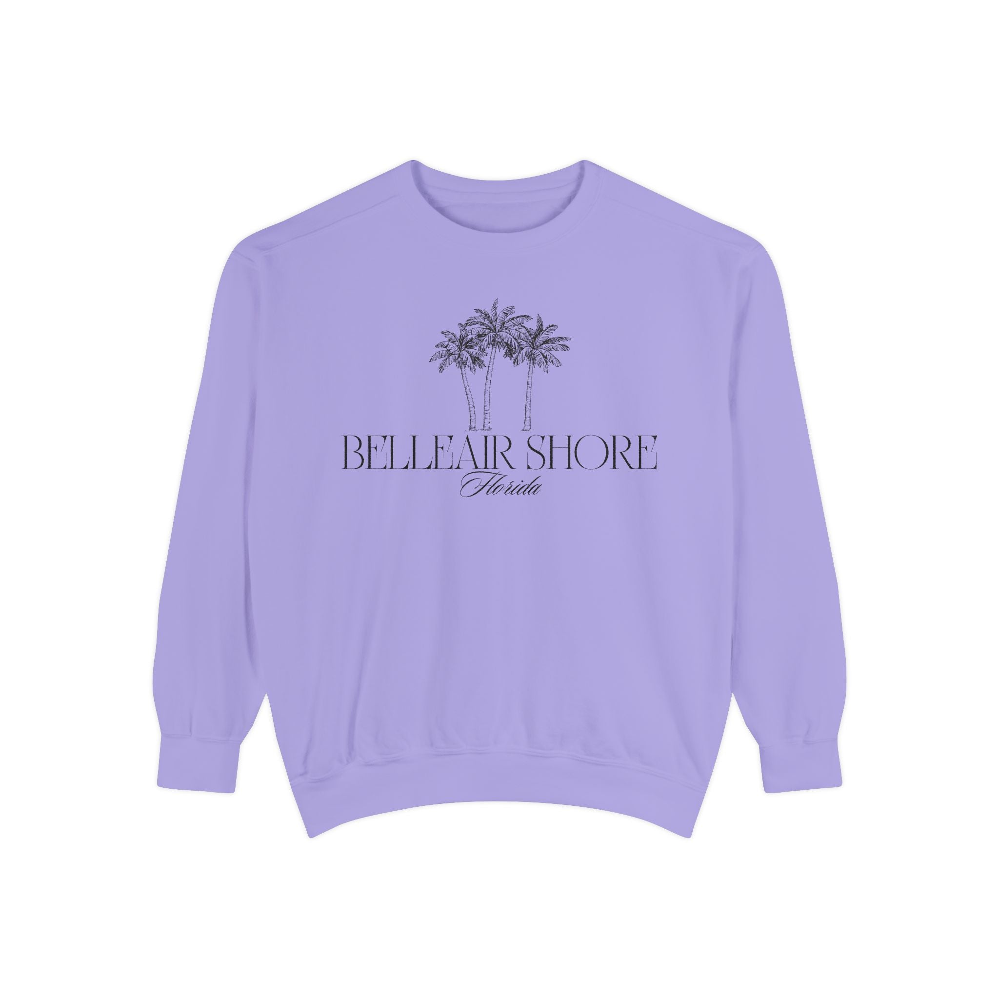Belleair Shore Beach Vibes Unisex Sweatshirt | Garment-Dyed Comfort, Perfect for Casual Outings, Travel, Gifts, Summer Days, Bellear Shore