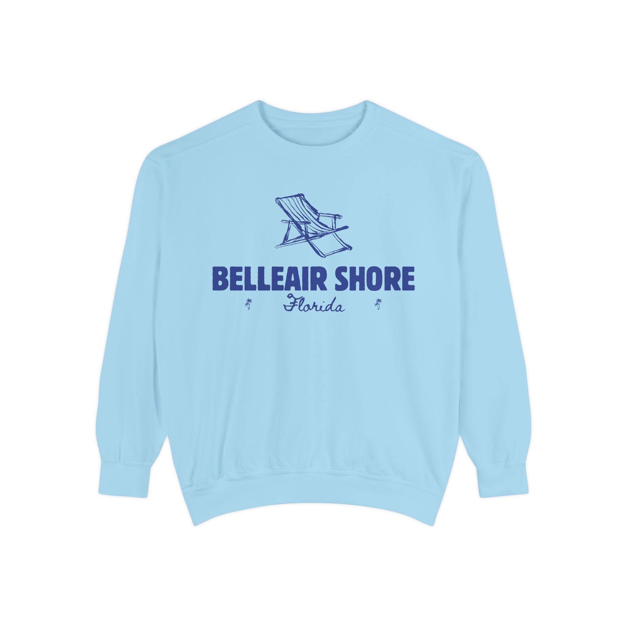 Belleair Shore Unisex Sweatshirt, Cozy Beach Vibes, Perfect Summer Gift, Florida Apparel, Relaxed Style for All