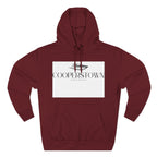 Cooperstown Stylish Three-Panel Fleece Hoodie for Cozy Days, Casual Wear, Warm Layering, Gift for Him or Her