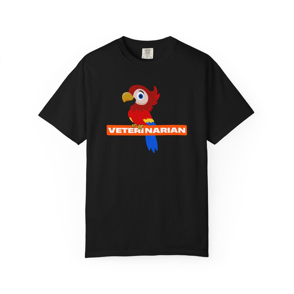 Veterinarian Parrot T-Shirt | Cute Animal Lover Shirt, Unisex Teen Gift, Animal Care Apparel, Funny Pet Shirt, Veterinary Gifts
