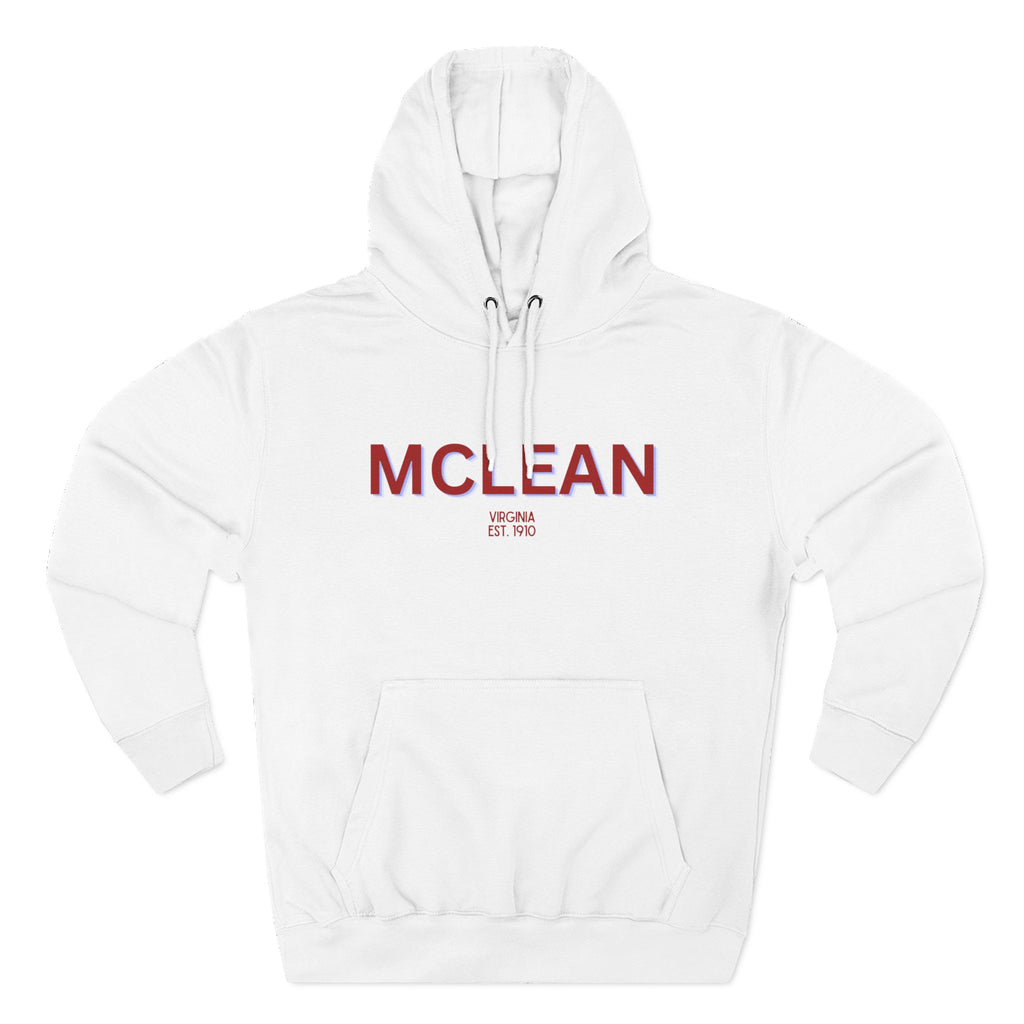 McLean Fleece Hoodie, Casual Sweatshirt, Cozy Layering Piece, Perfect Gift for All Occasions, Stylish Streetwear