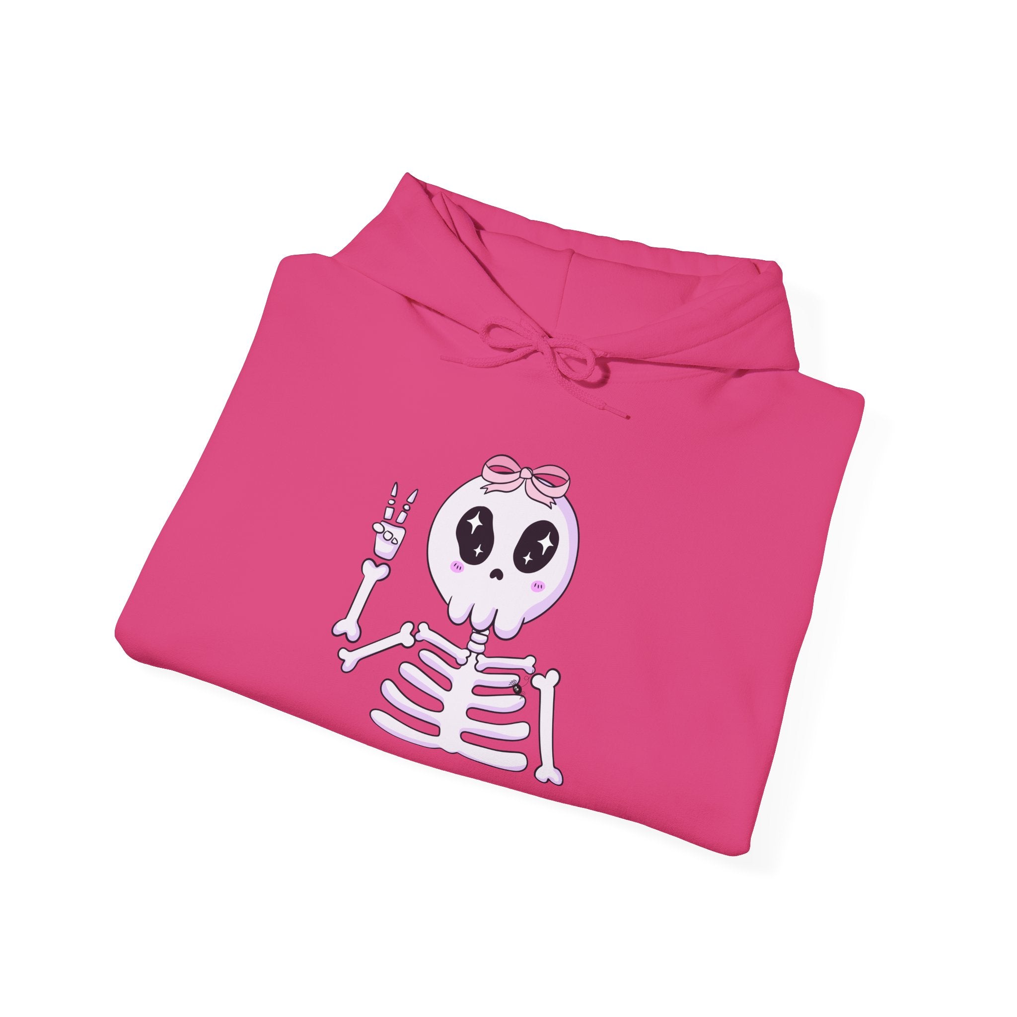 Cute Skeleton Graphic Hoodie for Halloween, Cozy Sweatshirt for Fall, Fun Gift for Halloween Lovers, Edgy Autumn Apparel, Unisex