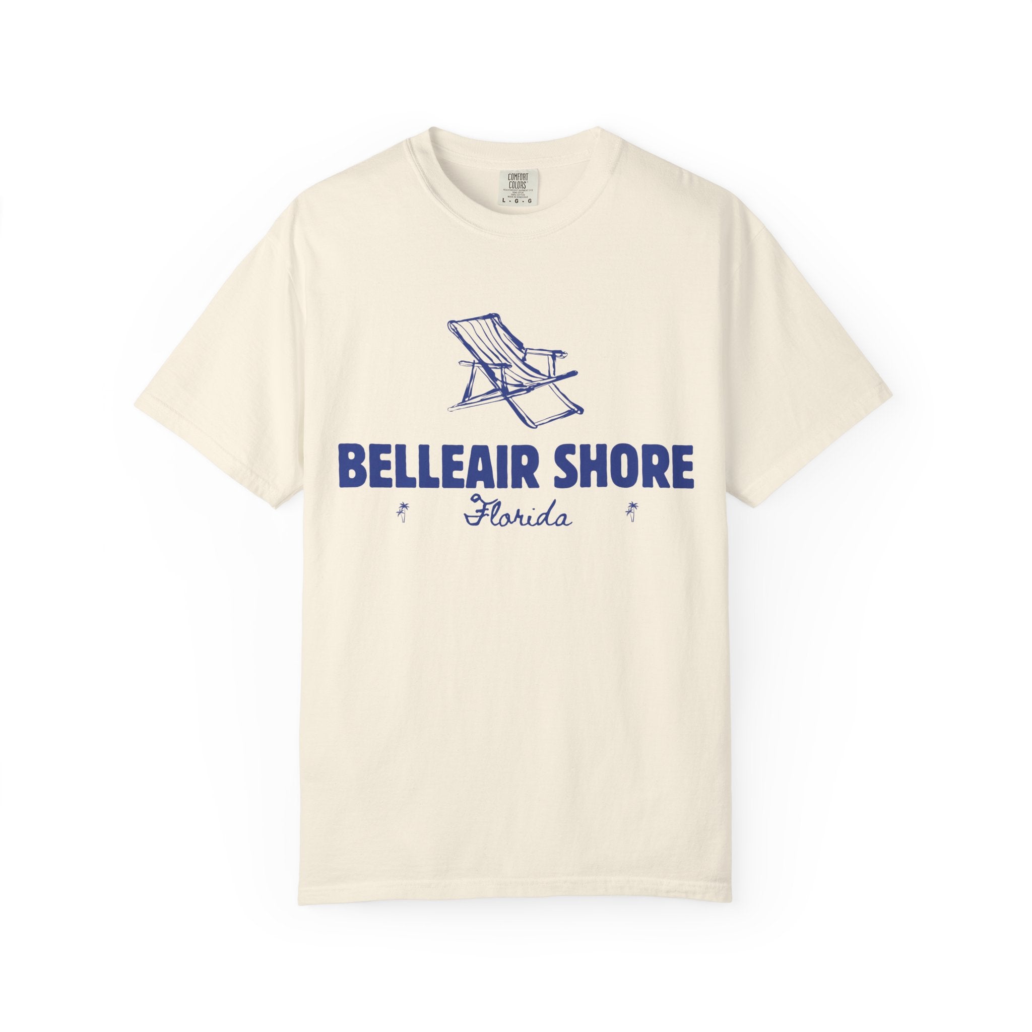 Belleair Shore - Unisex Garment-Dyed T-shirt, Casual Outfit, Gift for Nature Lovers, Vacation Essentials