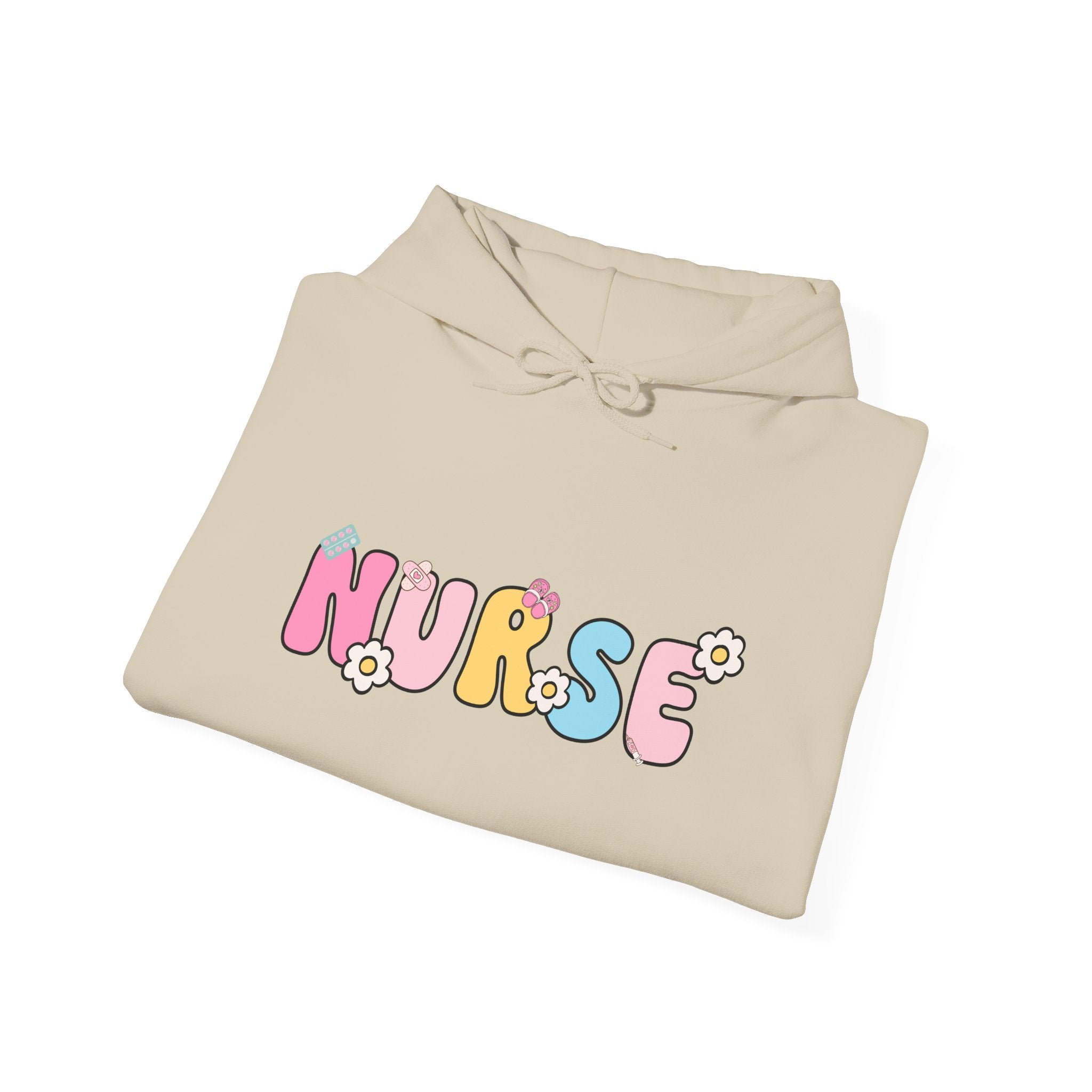 Cute Nurse Hoodie for Healthcare Workers, Cozy Sweatshirt for Nurses, Gift for Nursing Students, Healthcare Appreciation