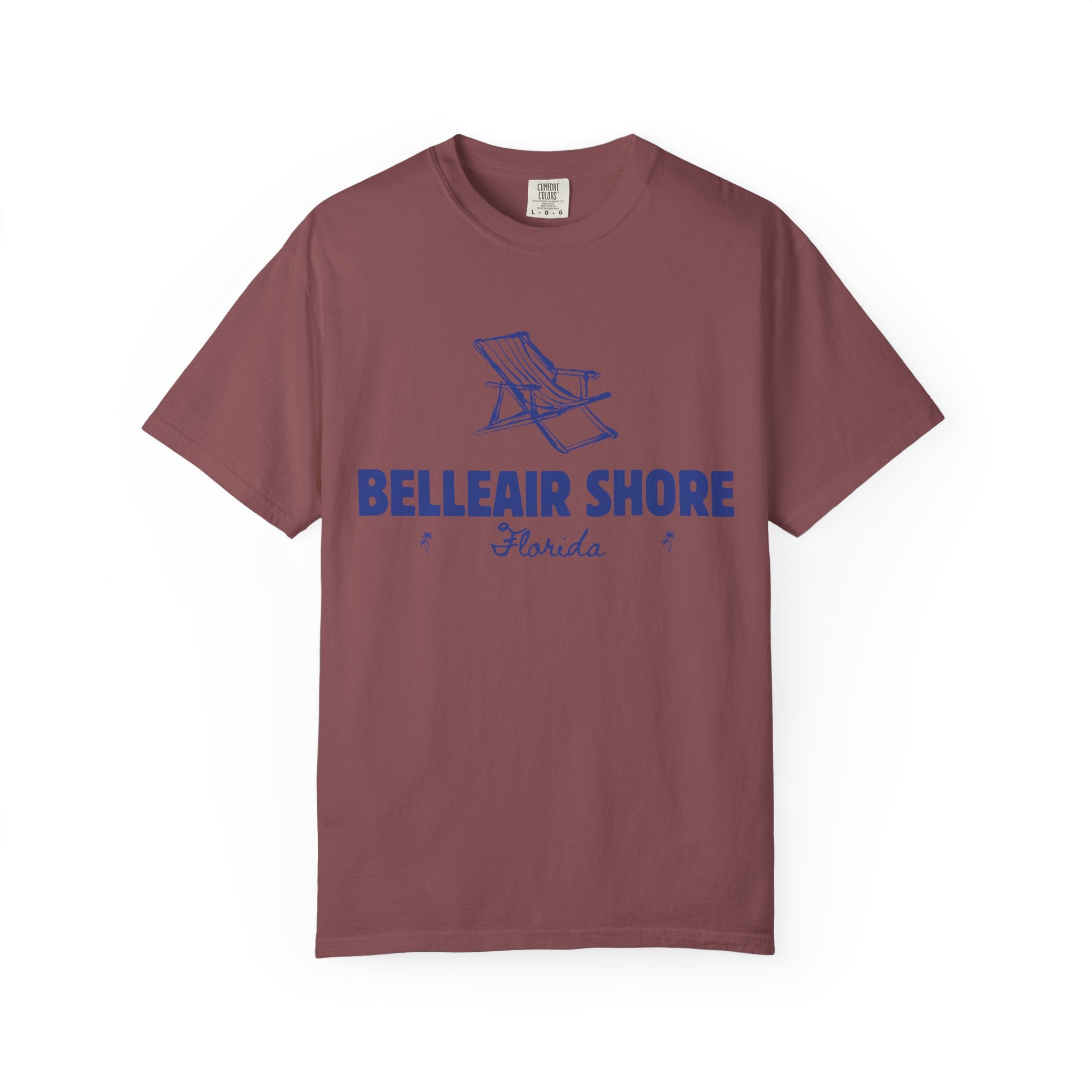 Belleair Shore - Unisex Garment-Dyed T-shirt, Casual Outfit, Gift for Nature Lovers, Vacation Essentials