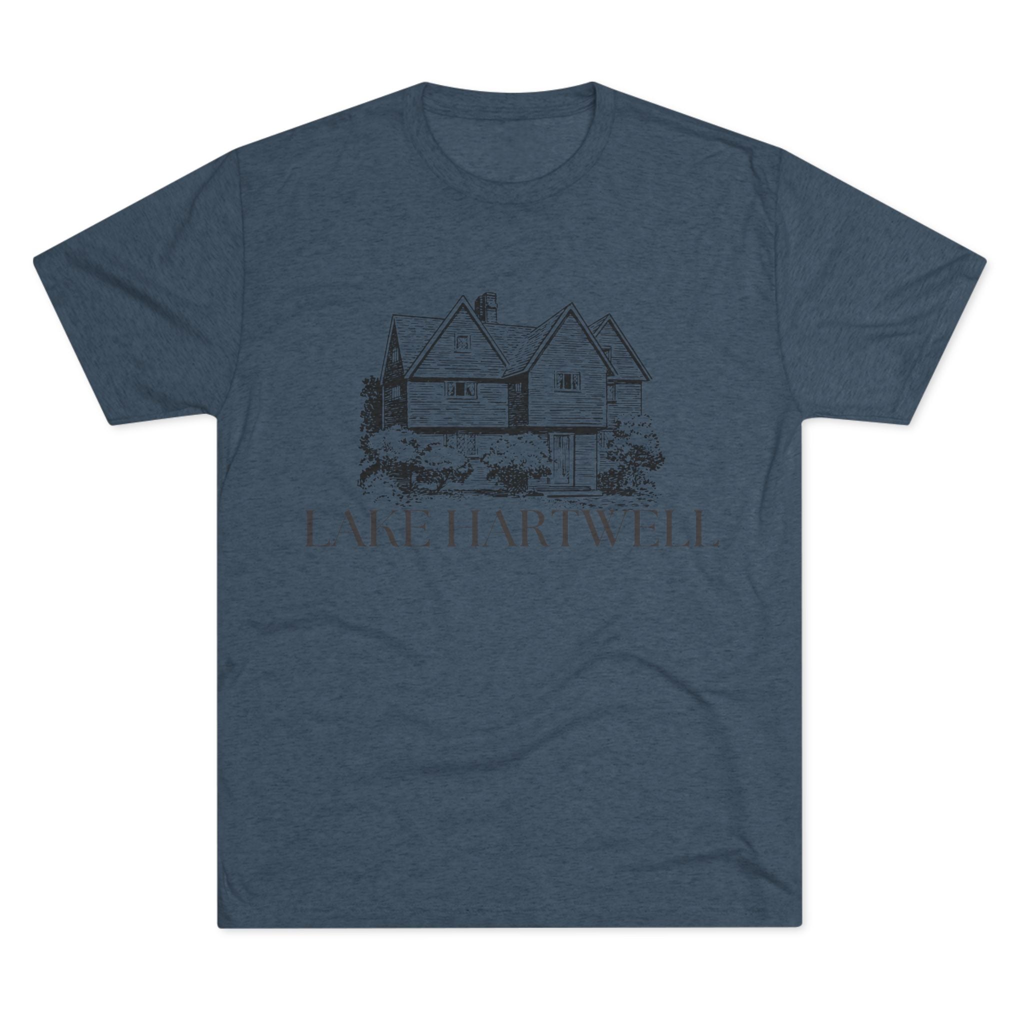 Lake Hartwell Unisex Tri-Blend Crew Tee, Casual T-Shirt, Summer Apparel, Lake House Shirt, Gift for Friends, Travel Tee