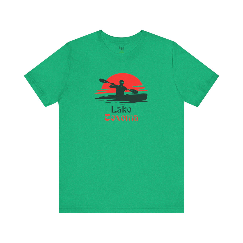 Lake Texoma Tee - Kayaking Graphic Unisex Jersey Short Sleeve Shirt, Outdoor Adventure Gift, Summer Vibes, Lake Lover Apparel