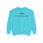 Cooperstown Chill Vibes Sweatshirt - Unisex Garment-Dyed Style, Perfect for Lounging