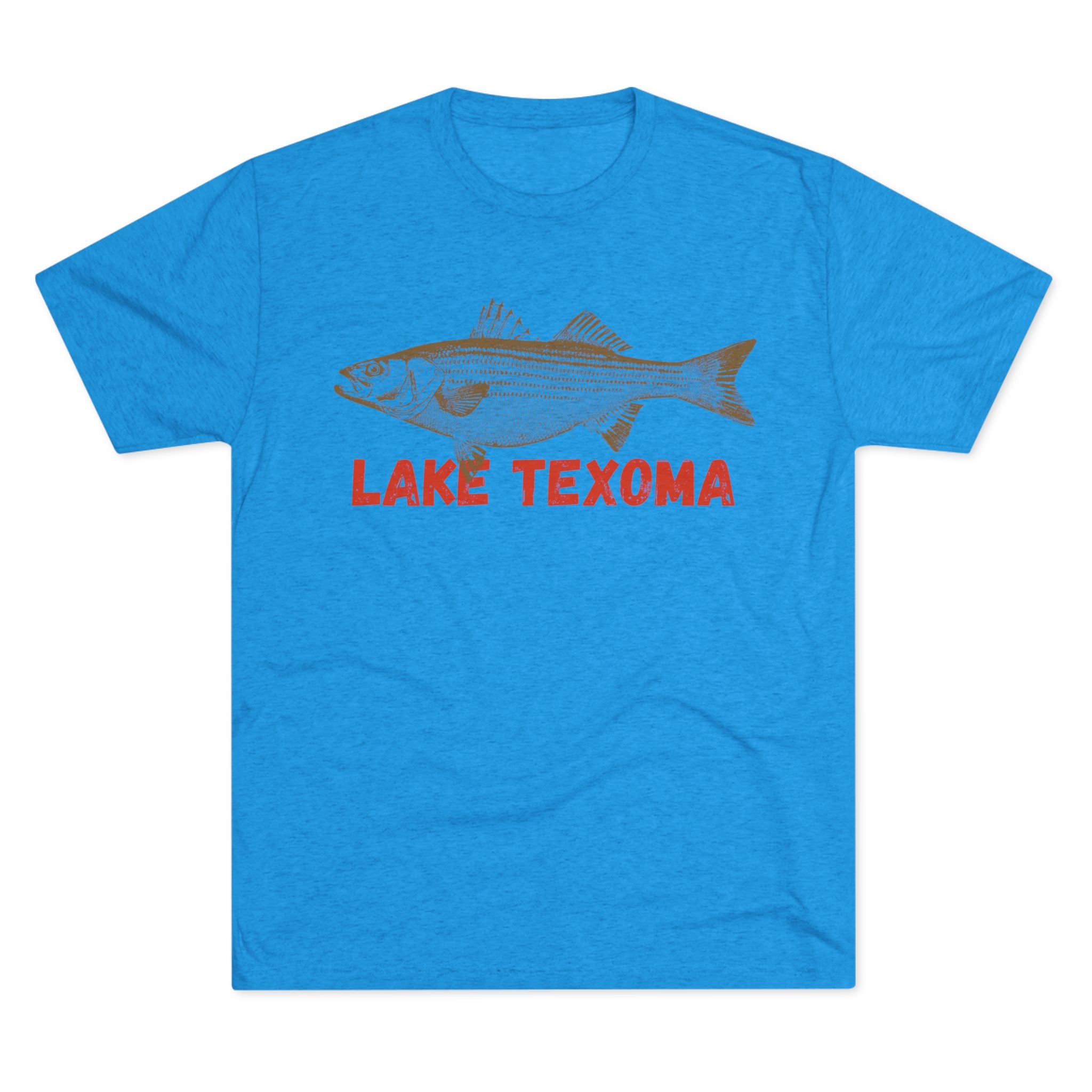 Lake Texoma Fishing Tee, Unisex Crew Neck Shirt, Summer Lake Apparel, Gift for Fishermen, Outdoor Adventure T-Shirt, Lake House Style