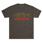 Lake Gaston Fishing Tee, Unisex Crew Neck Shirt, Summer Lake Apparel, Gift for Fishermen, Outdoor Adventure T-Shirt, Lake House Style