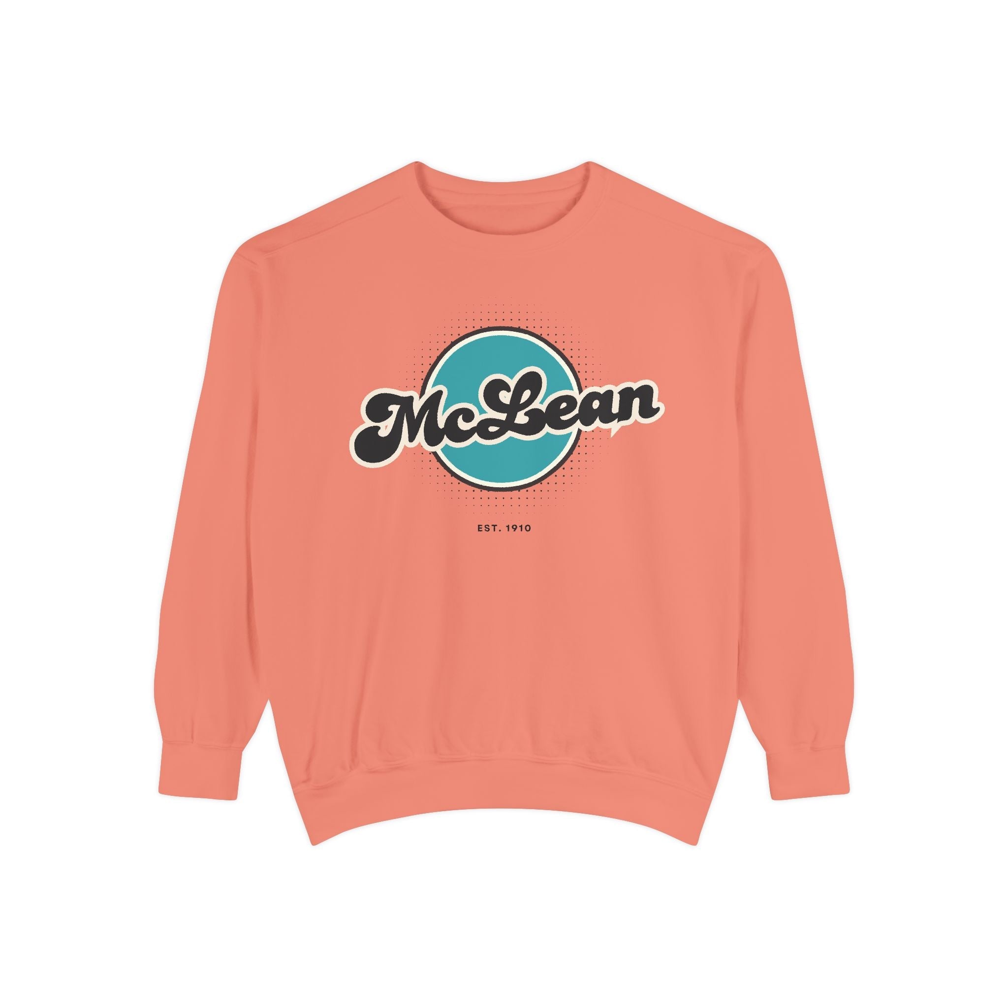 McLean Vintage Sweatshirt, Cozy Unisex Pullover, Retro Style, Perfect for Casual Outfits, Gift for Him or Her