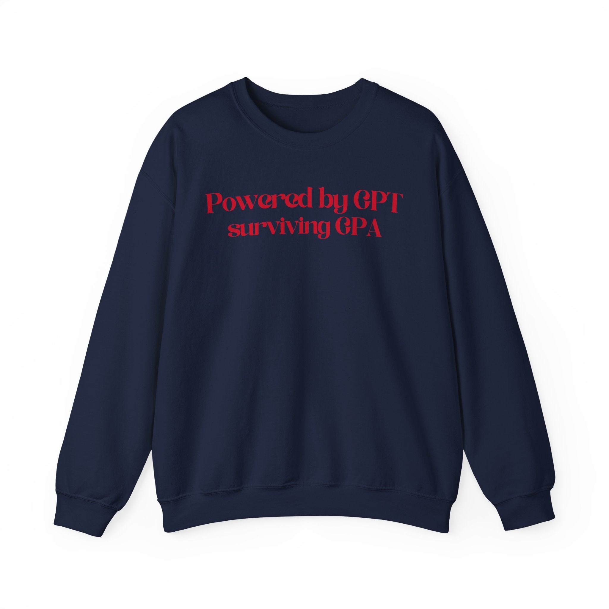 Surviving GPA Sweatshirt - Unisex Casual Crewneck, Gift for Tech Enthusiasts, College Students, Relaxed Fit for Everyday Wear