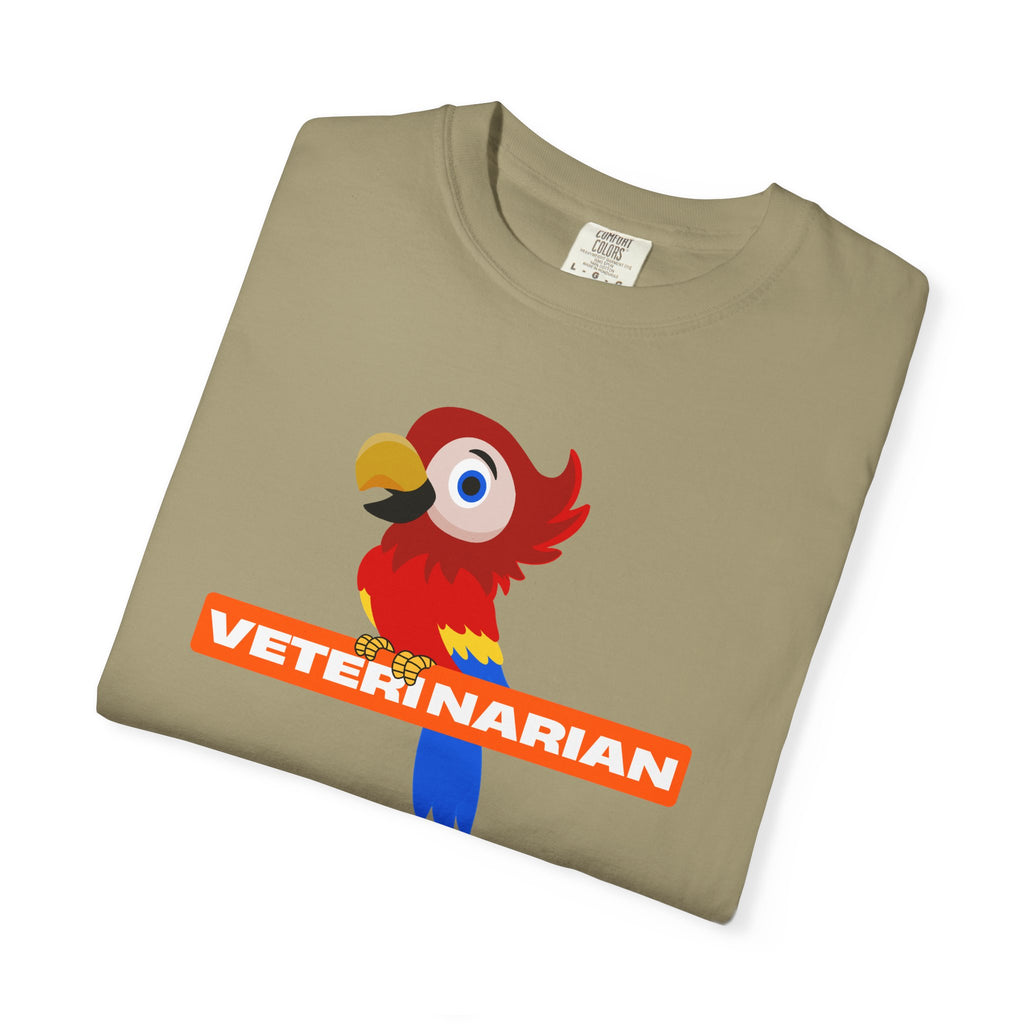 Veterinarian Parrot T-Shirt | Cute Animal Lover Shirt, Unisex Teen Gift, Animal Care Apparel, Funny Pet Shirt, Veterinary Gifts