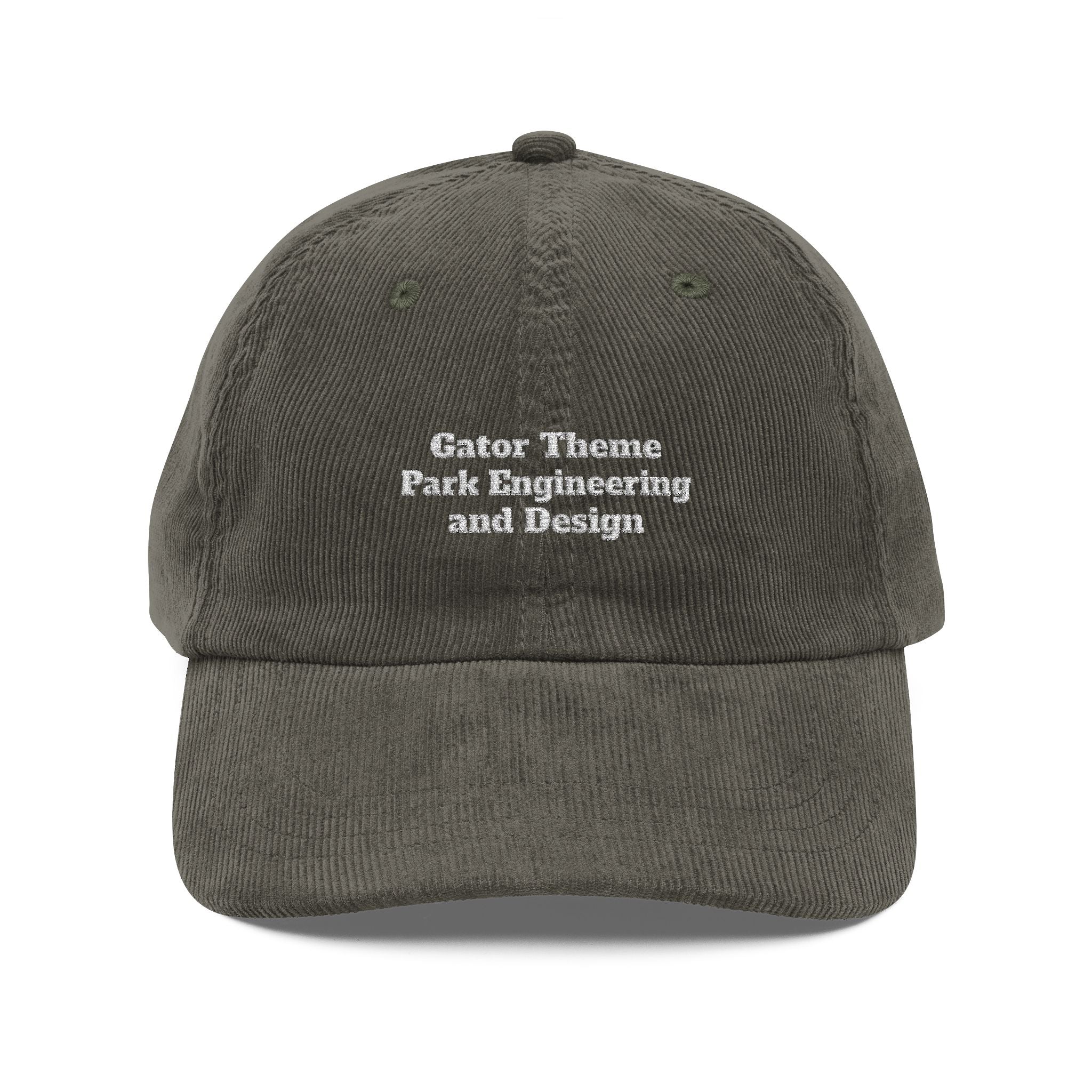Gator Theme Park Engineering and Design Embroidered Cap
