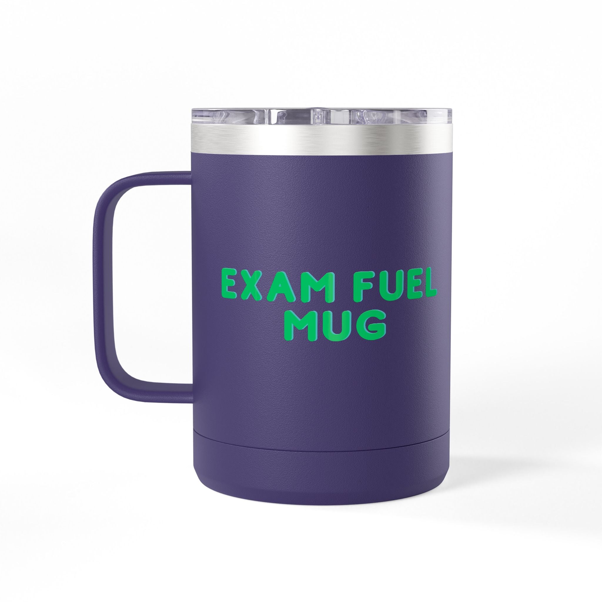 Exam Fuel Mug Tumbler | Perfect for Students, Study Sessions, Motivational Drinkware, Eco-Friendly Cup
