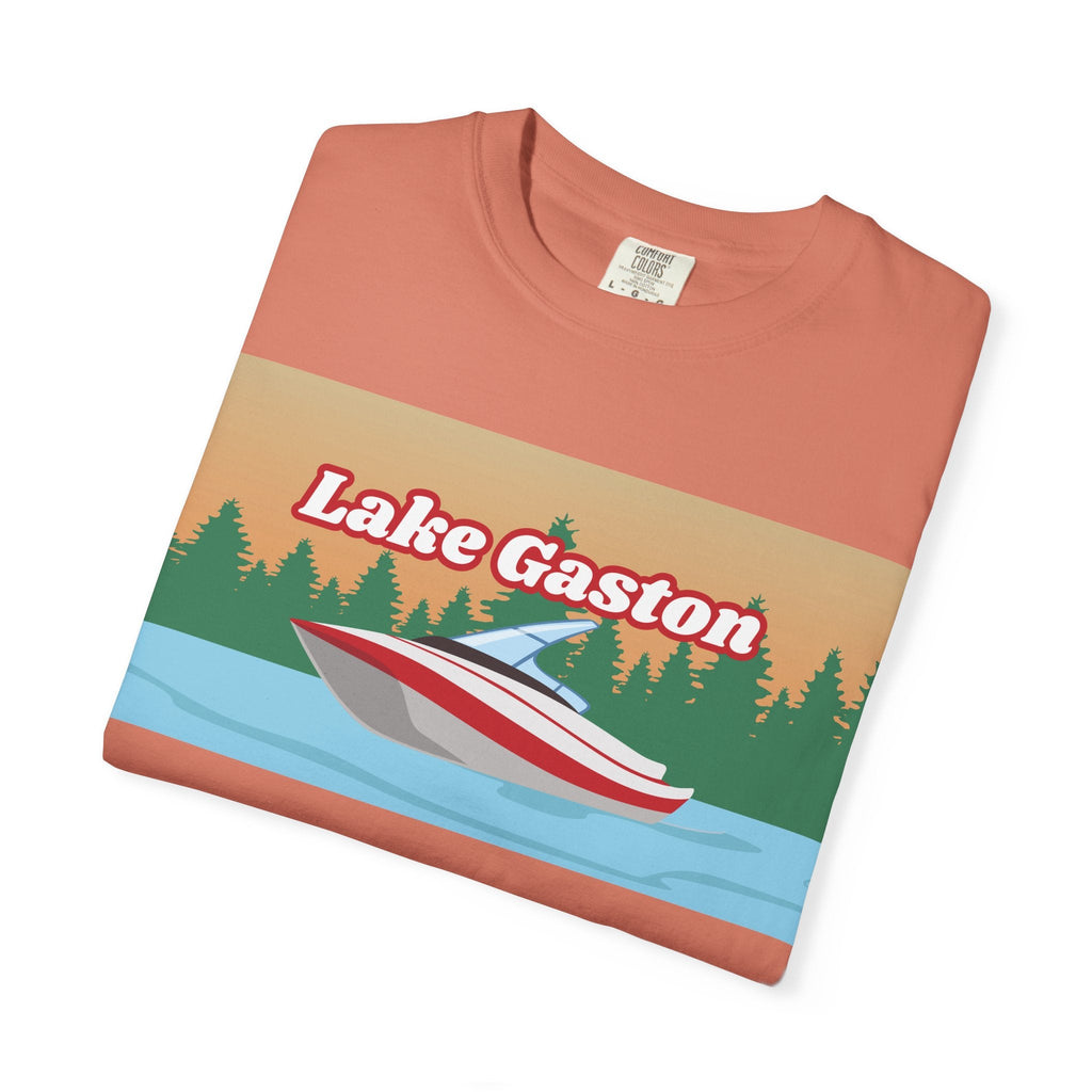 Lake Gaston Relaxed Unisex T-Shirt, Summer Vibes Tee, Outdoor Adventure Shirt, Lake Life Apparel, Gift for Nature Lovers, Vacation Wear