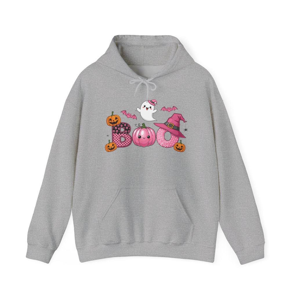 Halloween Boo Sweatshirt, Unisex Hoodie for Fall, Cozy Ghost Design, Cute Autumn Apparel, Halloween Costume