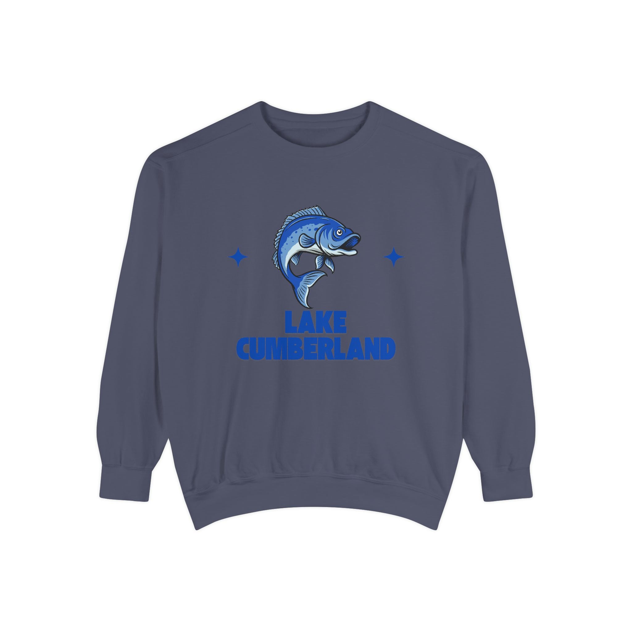 Lake Cumberland Fish Design Unisex Sweatshirt | Cozy Fishing Apparel, Casual Wear, Gift for Anglers, Lake Day Outfit, Nature Lovers Sweatshirt