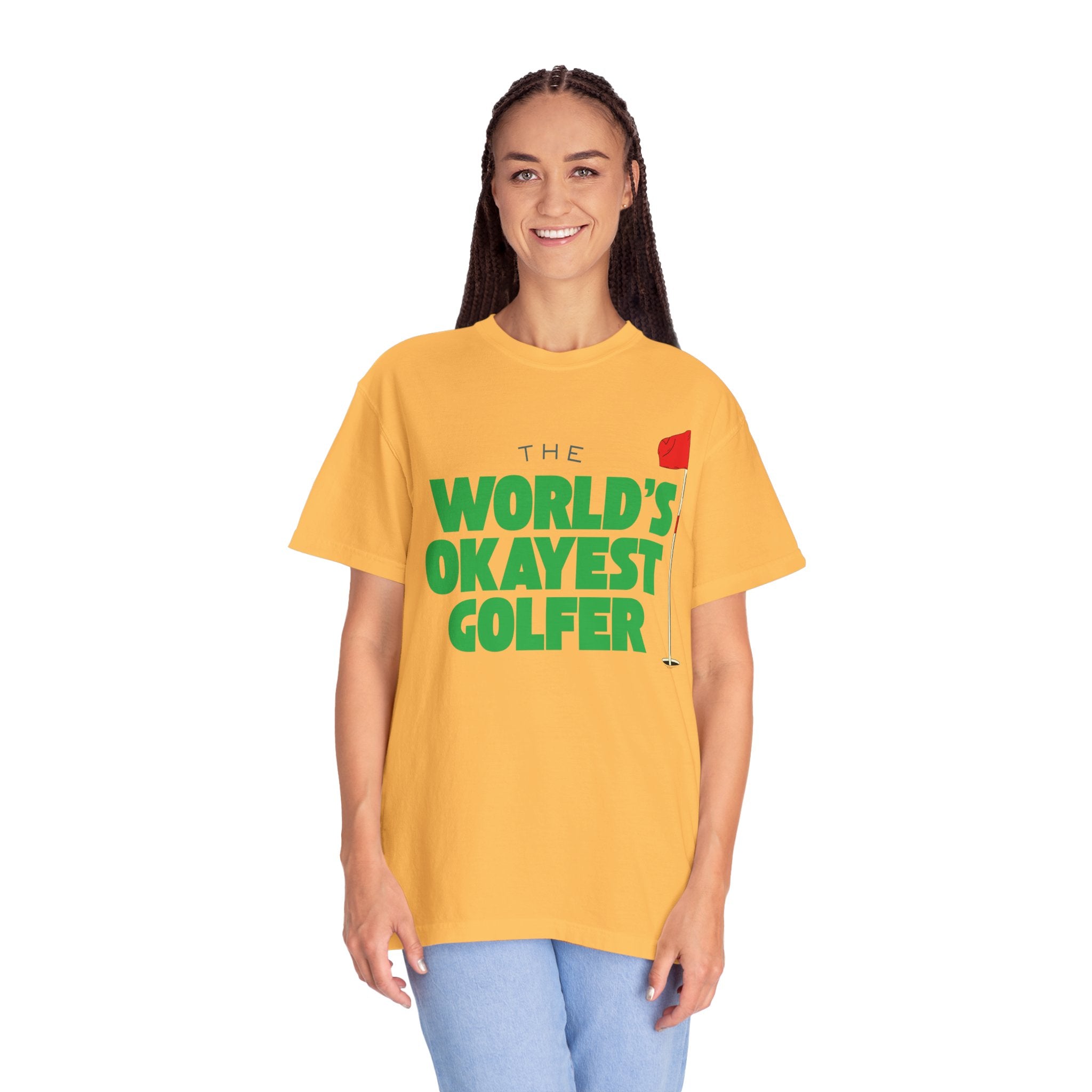World's Okayest Golfer T-Shirt, Funny Golf Gift, Unisex Tee, Sports Apparel, Father's Day Gift, Golfer Humor