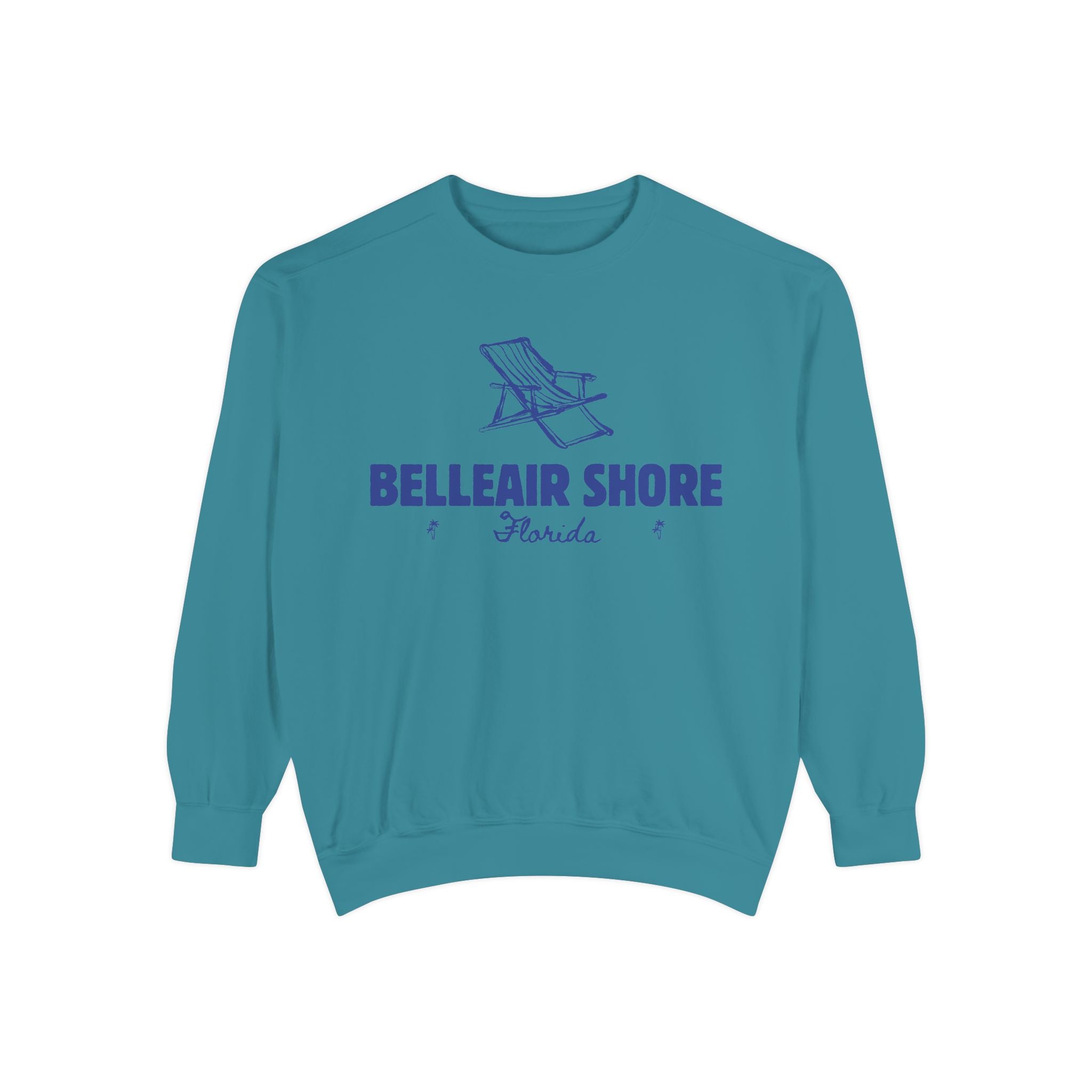 Belleair Shore Unisex Sweatshirt, Cozy Beach Vibes, Perfect Summer Gift, Florida Apparel, Relaxed Style for All