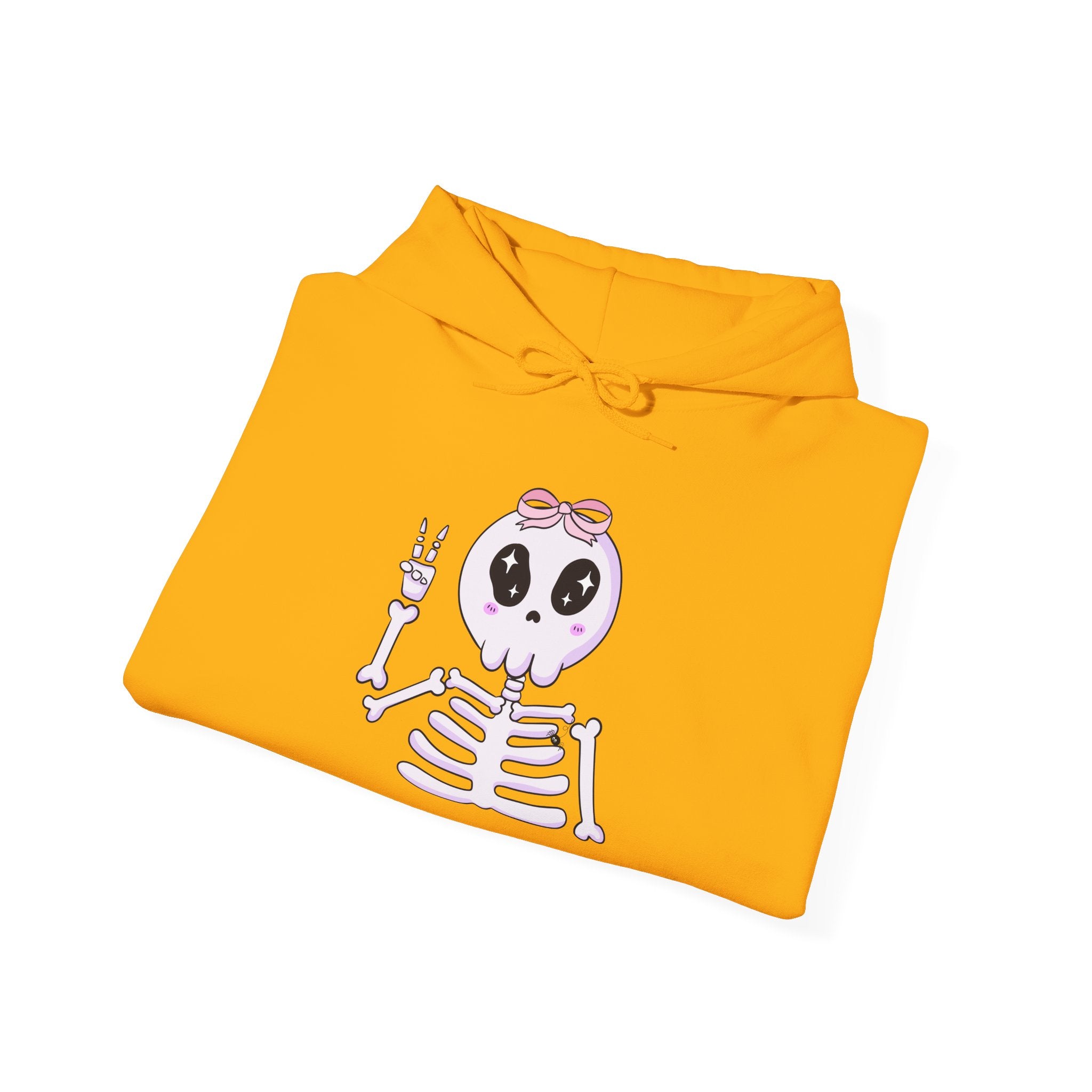 Cute Skeleton Graphic Hoodie for Halloween, Cozy Sweatshirt for Fall, Fun Gift for Halloween Lovers, Edgy Autumn Apparel, Unisex